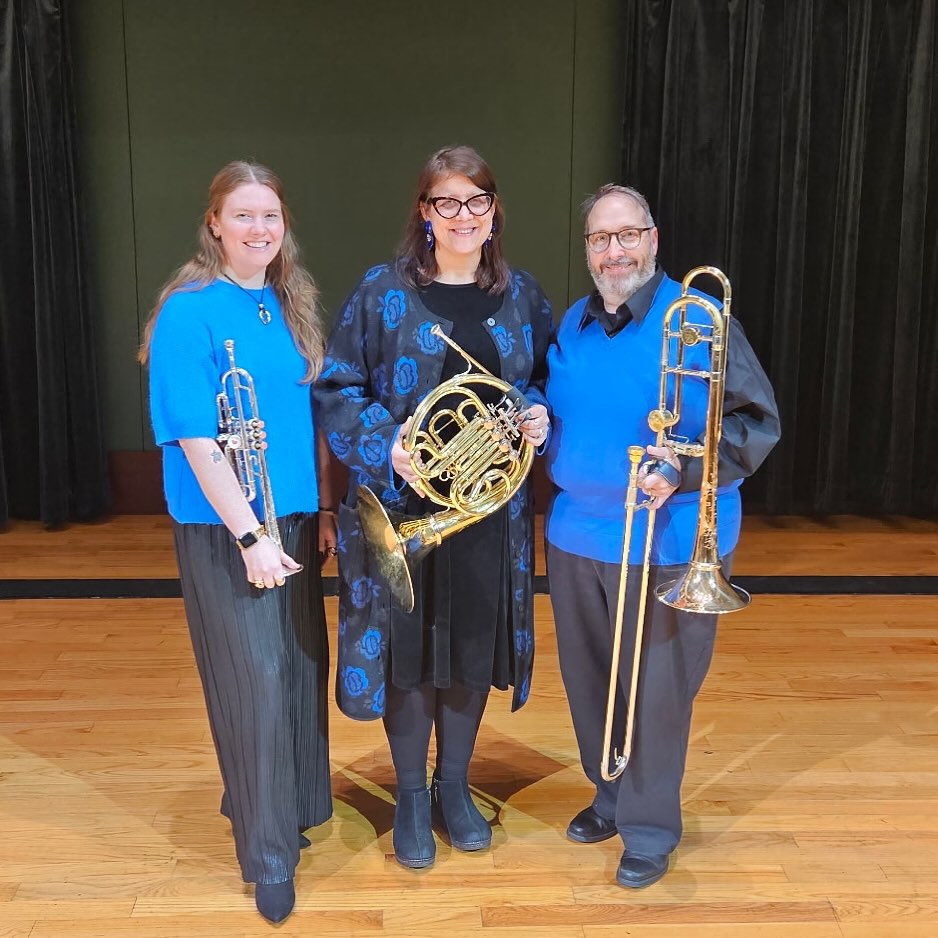 Ternion Brass had so much fun performing our recital on Friday! We’re also extra excited because it was our first performance where all three of us are repping @seshires ! 🔥 #weplayshires
