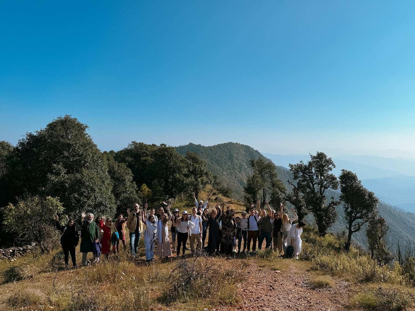 Just got back from our trip up to the Himalayas meditating in sacred caves and temples.. wow that was an adventure! 🏔️