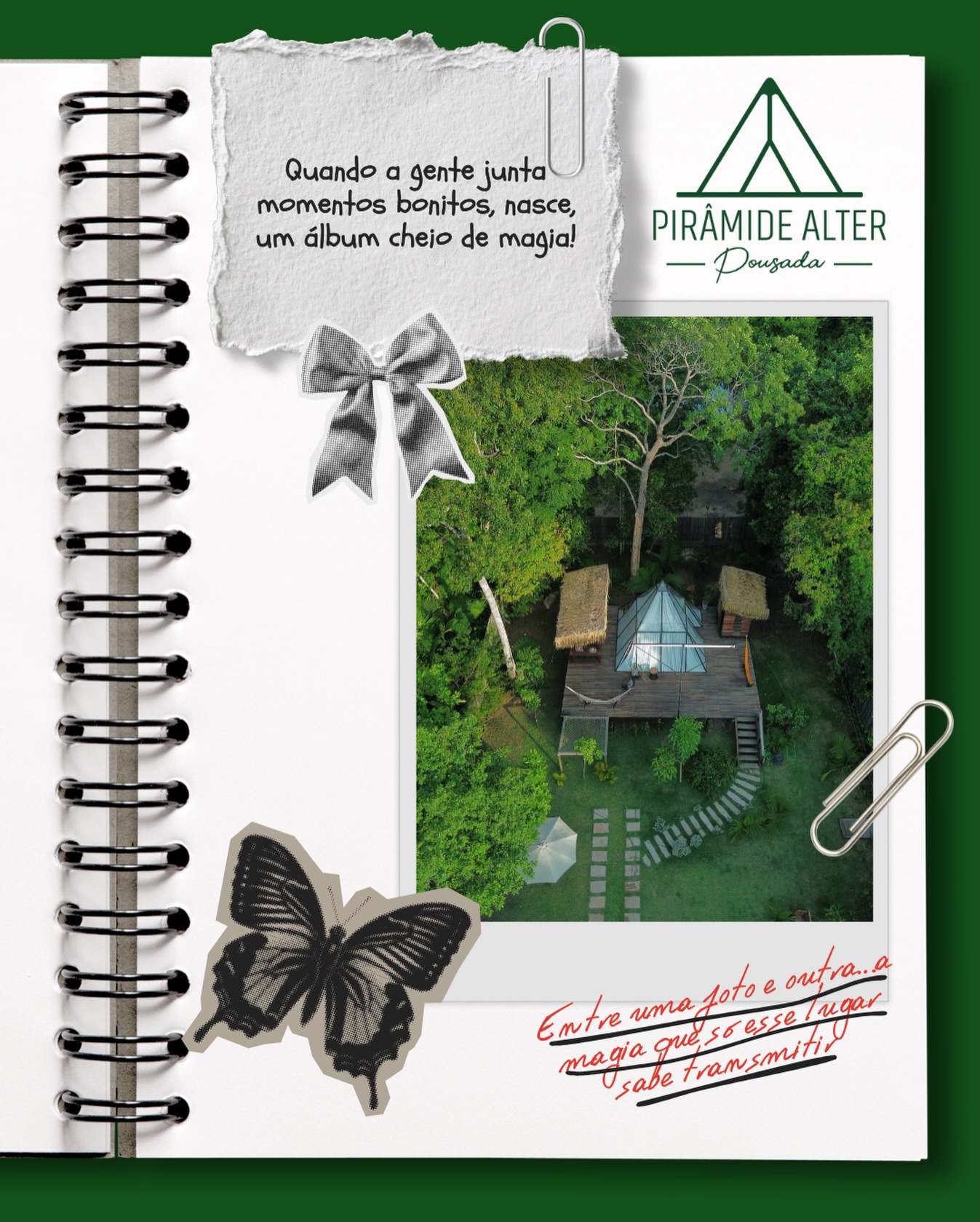 ✨ Aqui, cada hóspede registra mais que uma foto — registra momentos mágicos em uma pousada que também é pura magia.✨