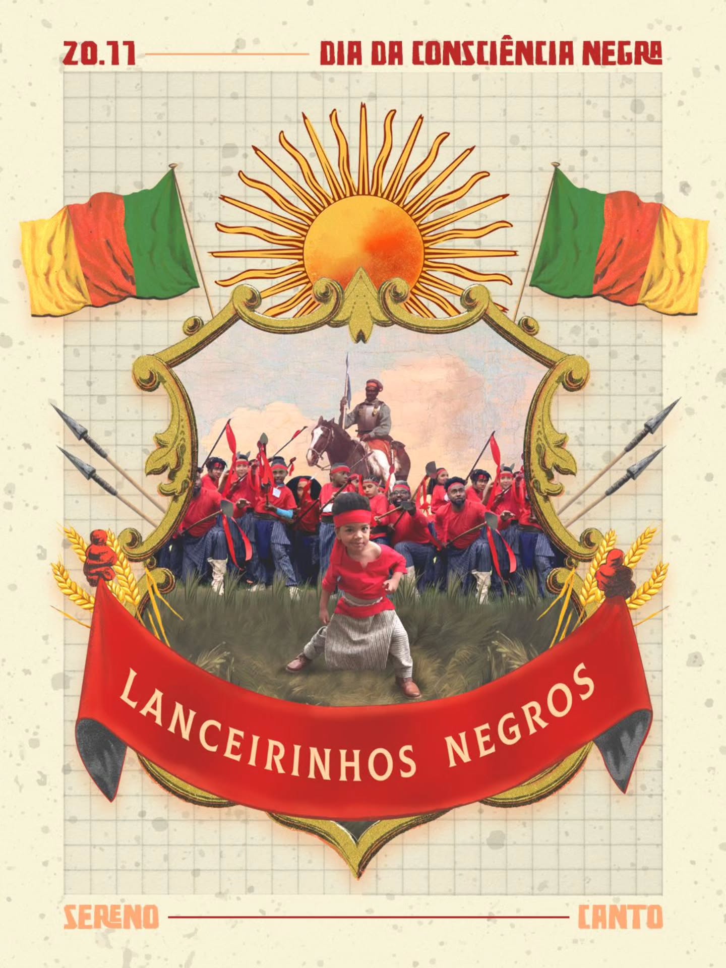 ✊🏾 Por aqui celebramos as histórias que fortalecem identidades e abrem caminhos, como a dos lanceirinhos negros, presente em nosso livro. 📙🧡
📝 A narrativa, de autoria da mestra Iara Deodoro (em memória), conta como o pequeno Caio, vestido com um traje de lanceiro negro costurado com todo carinho por sua avó, levou para o baile farroupilha a verdadeira história dos heróis negros da Guerra dos Farrapos, história que seu avô sempre fez questão de transmitir.
A foto do menino viralizou e inspirou outras famílias, dando início a um grande “exército” de crianças pretinhas que, ano após ano, passaram a representar com orgulho a ancestralidade dos lanceiros negros.
Hoje, este exército não usa lanças, mas sim livros, microfones, lápis e computadores para manter viva a memória de seus ancestrais.
🖤 Nosso desejo é que histórias como esta ecoem cada vez mais longe para que nossas crianças cresçam sabendo de onde vêm e o poder que carregam!
20.11 • Dia da Consciência Negra