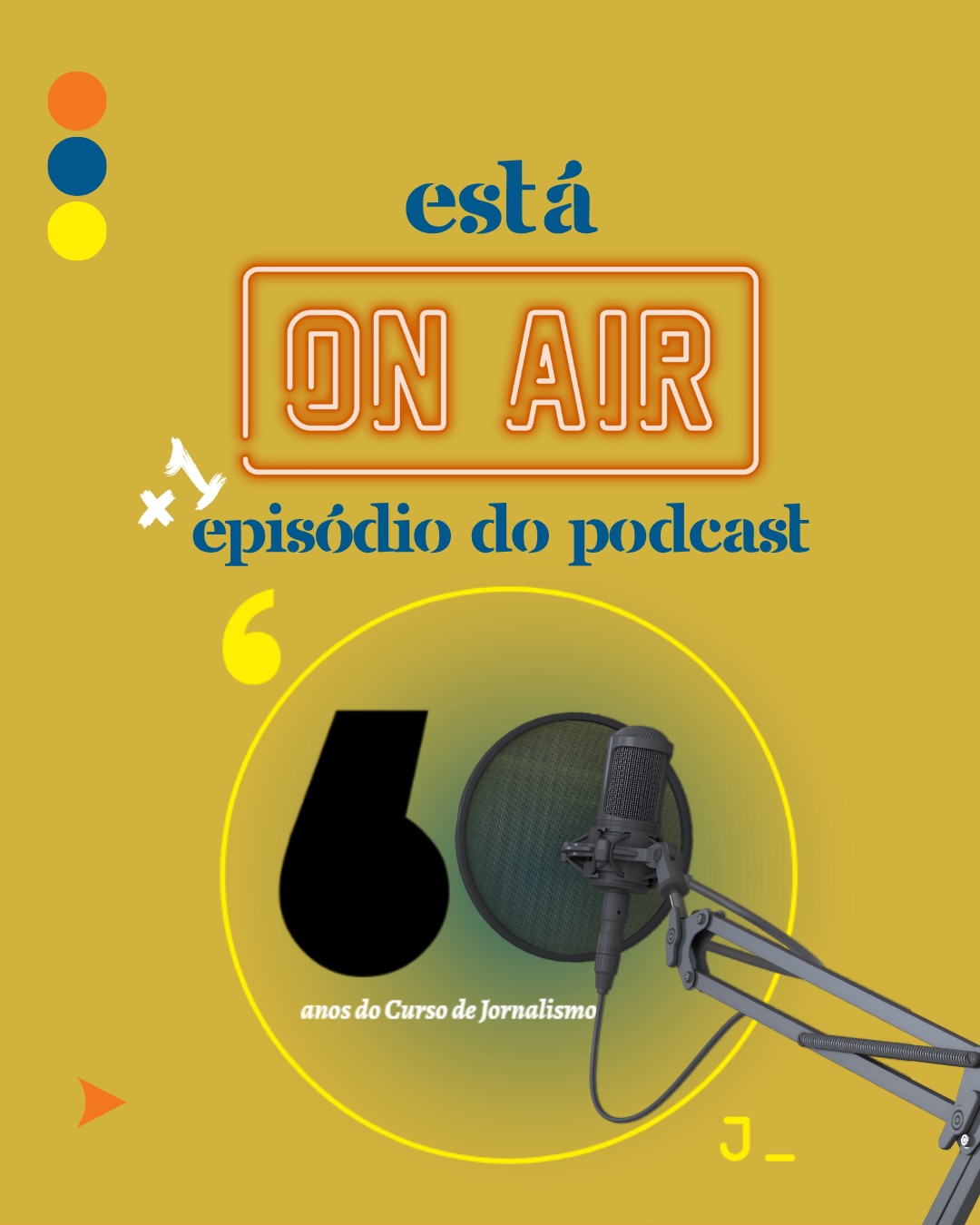 Estamos chegando ao final do nosso Podcast! Está NO AR o 5º episódio do Podcast dos 60 anos de Jornalismo da UFC! 🎙
O podcast passa por algumas histórias do curso de Jornalismo na UFC, convidando alunos de cada uma das décadas, desde o início do curso até atualmente, para compartilharem suas lembranças e vivências dentro da faculdade. Ao longo das gravações, os convidados relembram seus momentos de felicidades e desafios dentro do Centro de Humanidades. Nesse quinto episódio, ex-alunos da década de 2005 a 2014 compartilharam um pouco das suas memórias e experiências na universidade.
Escuta o episódio e já se prepara para o próximo, porque será o último! Fica de olho!
🔗 O episódio está disponível no YouTube e no Spotify do curso, ambos linkados na bio.
🎤 Convidadas: @marianalzr_ e @kilvia_muniz
📝 Apresentadora: @jonathjnn e @icaro__santi
🎨 Design: @artemiszmaia (2º semestre)
📢 Equipe de produção: @kamilly.vit_ (4° semestre), @guilhermisx_ (3º semestre), @manoelfhonorato (3° semestre) e Guilherme Schmitt (direção de câmera)
✍🏻Edição: @rafaelfelicianoo_ (4º semestre)