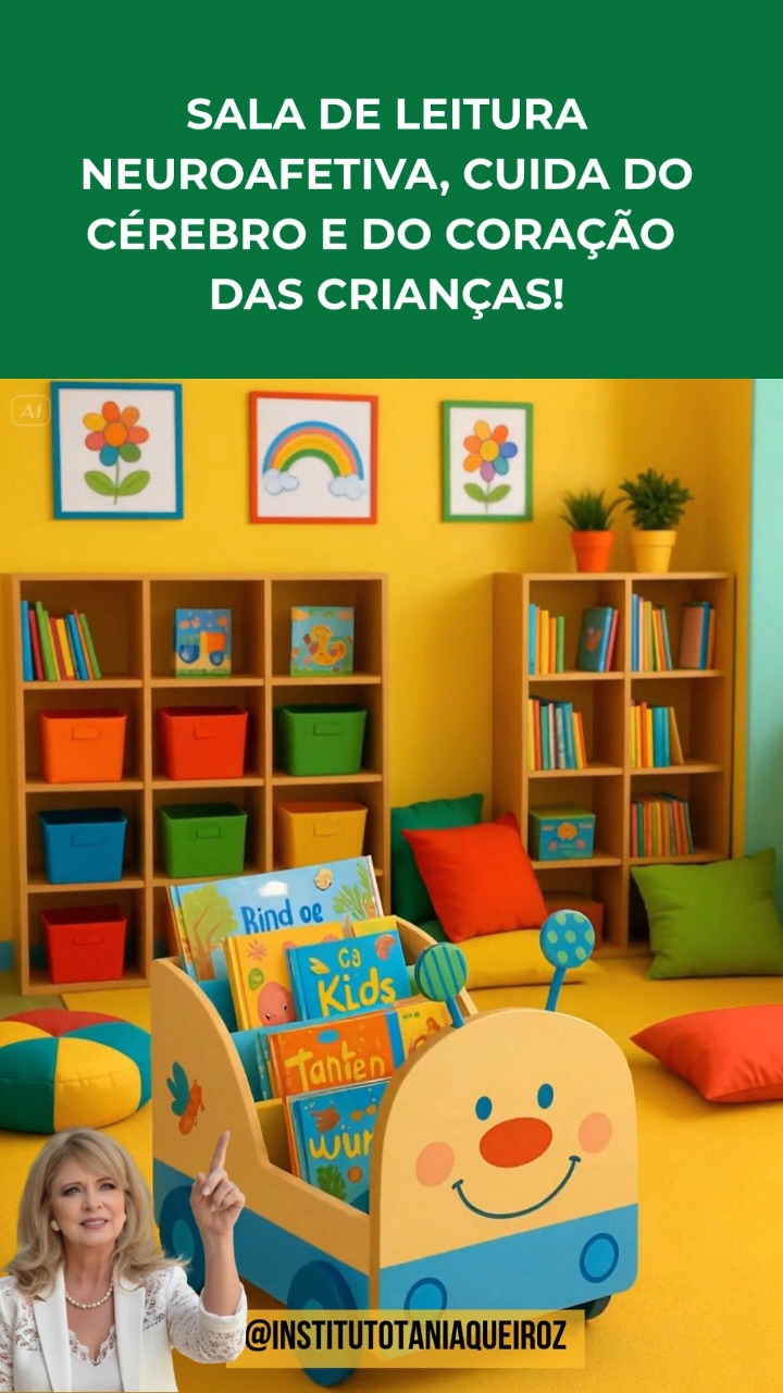 Você sabia que o cérebro aprende com o que sente, não só com o que escuta ou lê:
Uma sala colorida, organizada e aconchegante:
diminui o estresse e a ansiedade, fazendo a criança se sentir segura,
aumenta a curiosidade e o interesse, ativando a atenção e a memória,
cria vínculos afetivos com a escola, porque o espaço “abraça” e não assusta.
Quando o ambiente é frio e sem graça, o cérebro entra em modo defesa.
Quando é bonito, vivo e acolhedor, ele entra em modo aprendizagem.
#ambientequeeduca #neurociêncianaeducação #escolaacolhedora #aprendizagemcomafeto #educaçãoinfantil #pedagogiadocuidado #salacolorida #professores #paisefilhos #institutotaniaqueiroz