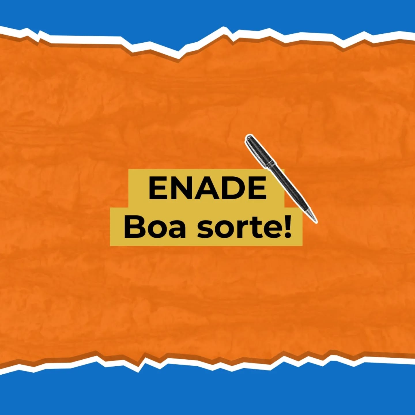 Gostaríamos de desejar boa sorte para os nossos alunos que irão prestar o Exame Nacional de Desempenho dos Estudantes amanhã (ENADE)
Acreditamos no potencial de cada um de vocês e no que aprenderam ao longo do nosso curso! Desde já, temos muito orgulho de cada um de vocês!