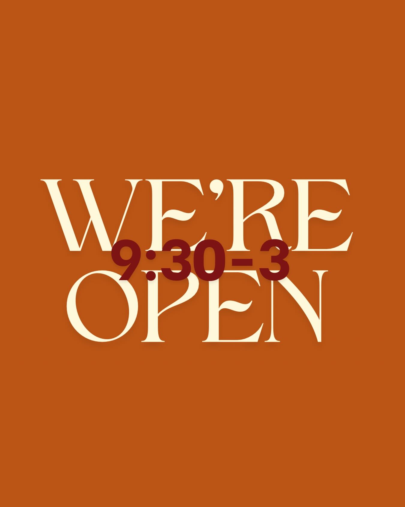 We are open!
Ready to welcome you in this chilly weekend.
We are open from 9:30 - 3 weekdays and 9:30 - 3:30 weekends.
We look forward to seeing you,
-The Magic Beans Team