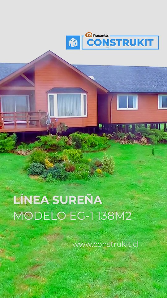 🌲🏠 Línea Sureña CONSTRUKIT | Arquitectura pensada para el clima del sur 🌧️
Te presentamos nuestro Modelo EG-1 ✨, perteneciente a nuestro exclusivo catálogo de proyectos Línea Sureña.
Con una superficie de 138 m², esta vivienda combina amplitud y funcionalidad en su diseño 📐🛋️.
Línea Sureña nace de la inspiración en los paisajes de campos 🌾, lagos 🌊 y volcanes 🌋 del Sur de Chile, diseñadas con un objetivo claro: resistir y adaptarse a las condiciones climáticas de la zona 🛡️🌬️.
✅ Diseño térmico eficiente 🌡️ ✅ Estética rústica-moderna 🪵 ✅ 138 m² de confort total ✨
Este modelo es uno de los 12 proyectos que conforman nuestro catálogo Línea Sureña.
¿Buscas calidad constructiva que dialogue con el entorno? 🤝🌲
👉 Descubre el catálogo completo en el enlace de nuestro perfil. 📲🔗
www.construkit.cl/sureña
CONSTRUKIT, Calidad y Experiencia en Construcciones Industrializadas.