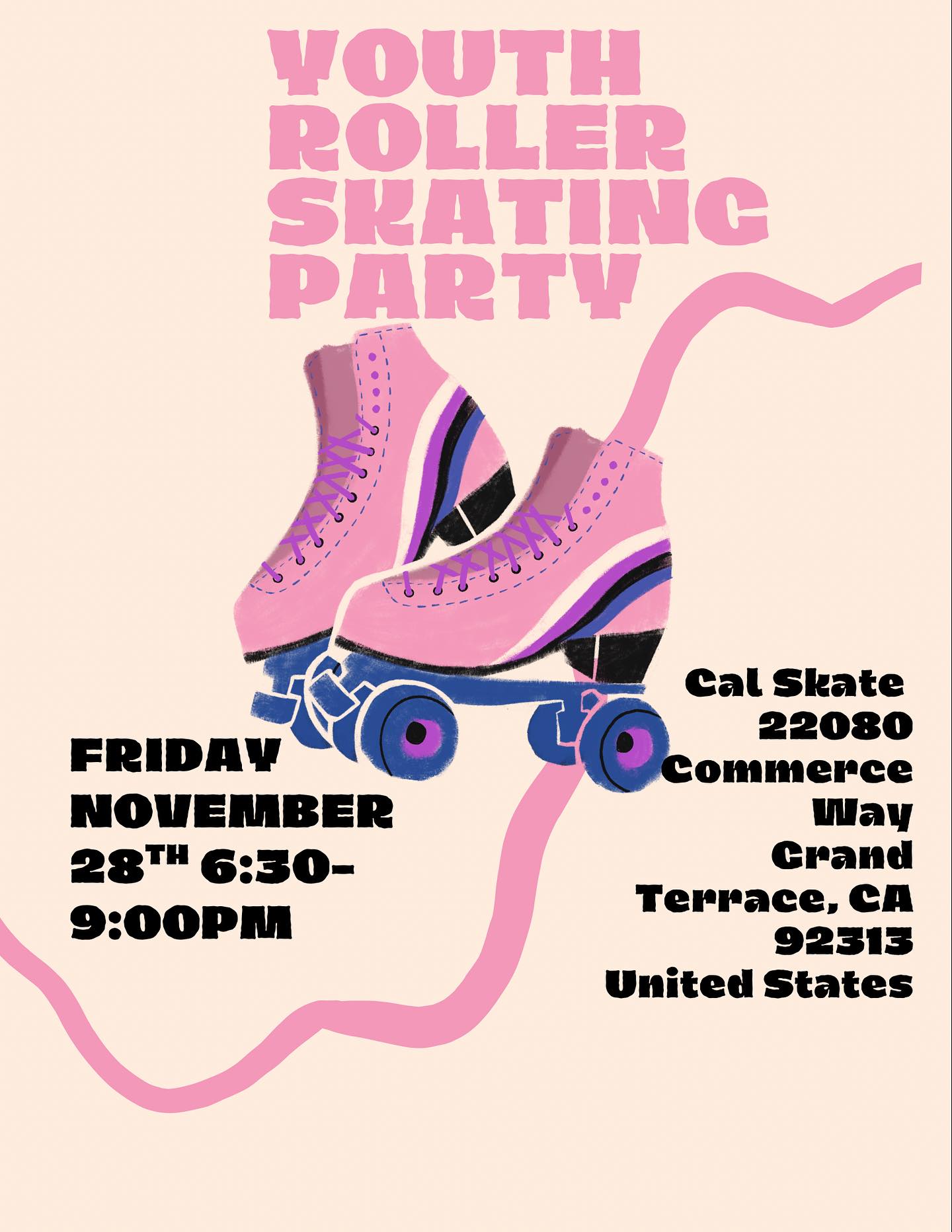 Roll on over! Our Youth Group is taking over the roller rink!
Join us for a night of skating, music, snacks, and nonstop laughs!! Send us a DM if you have questions or plan on coming!!! See you Friday!