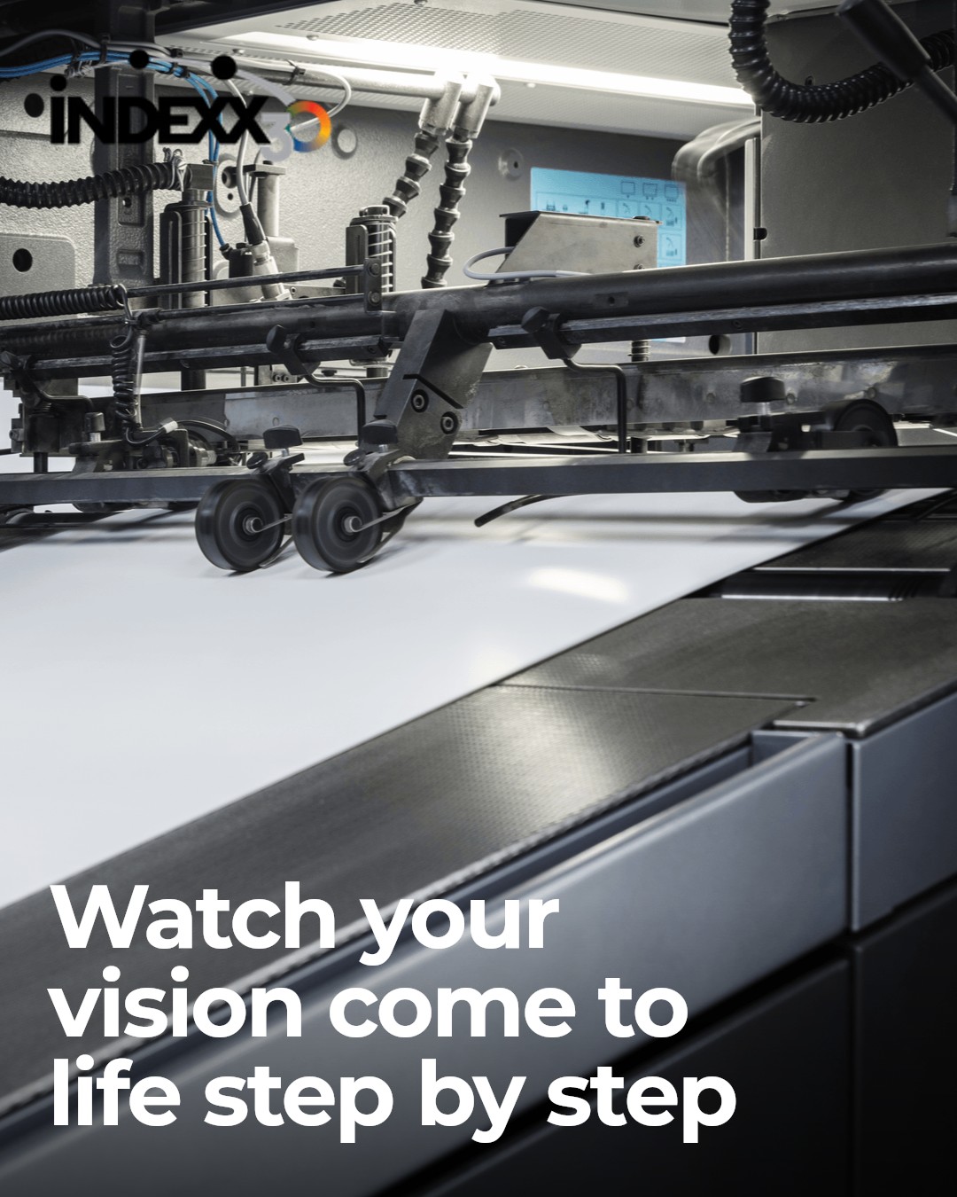 The full print process is more than just ink on paper — it's your vision coming to life step by step.
From the first spark of an idea, our team at Indexx partners with you to design, proof, print, and deliver exactly what you need. Every stage is handled with care, precision, and expertise, ensuring your project looks as amazing as you imagined.
Ready to see your concept become reality? Let's make it happen together.