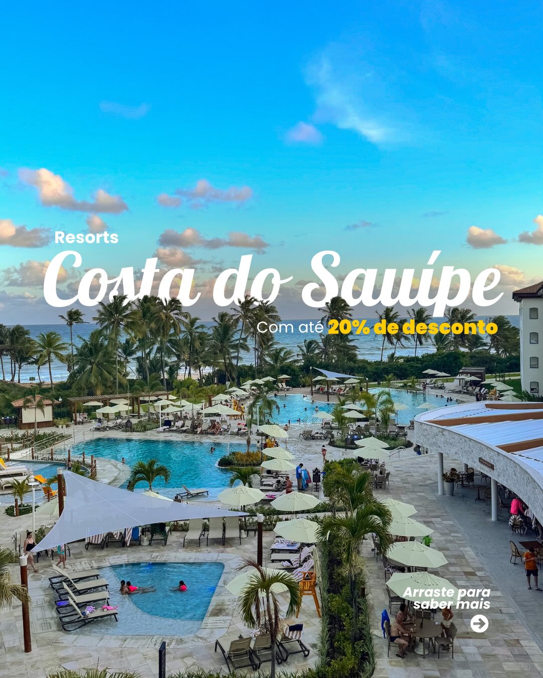 Promoção imperdível na Costa do Sauípe!
Sol, praia, descanso e aquele precinho que a gente ama. ☀️🌊
Entre em contato com nossos especialistas do turismo, e faça agora sua cotação com a Bss ✈️#CostaDoSauípe #BssTurismo #BssTeLeva #BlackFriday