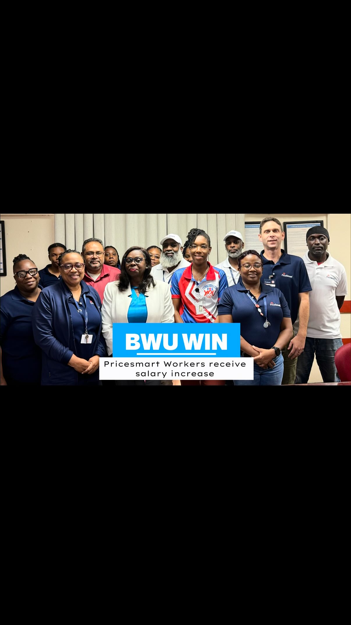 SUCCESS!
We are proud to announce the completion of negotiations for the PriceSmart division. This is a major BWU win, with workers set to receive a salary increase and improved working conditions.
Huge thanks to the delegates who stood together and to the staff who engaged with us along the way. When you bet on the BWU, things happen.
While this turnaround time is commendable, it is important to remember that every negotiation is different and timelines vary based on the terms being discussed. The BWU remains committed to securing the best outcomes for every member.
#barbadosworkersunion #bwu #betwhobetyou #itsaboutyoutoo #workersrights #barbados #unionstrong #salaryincreasebarbados #pricesmart #pricesmartbarbados