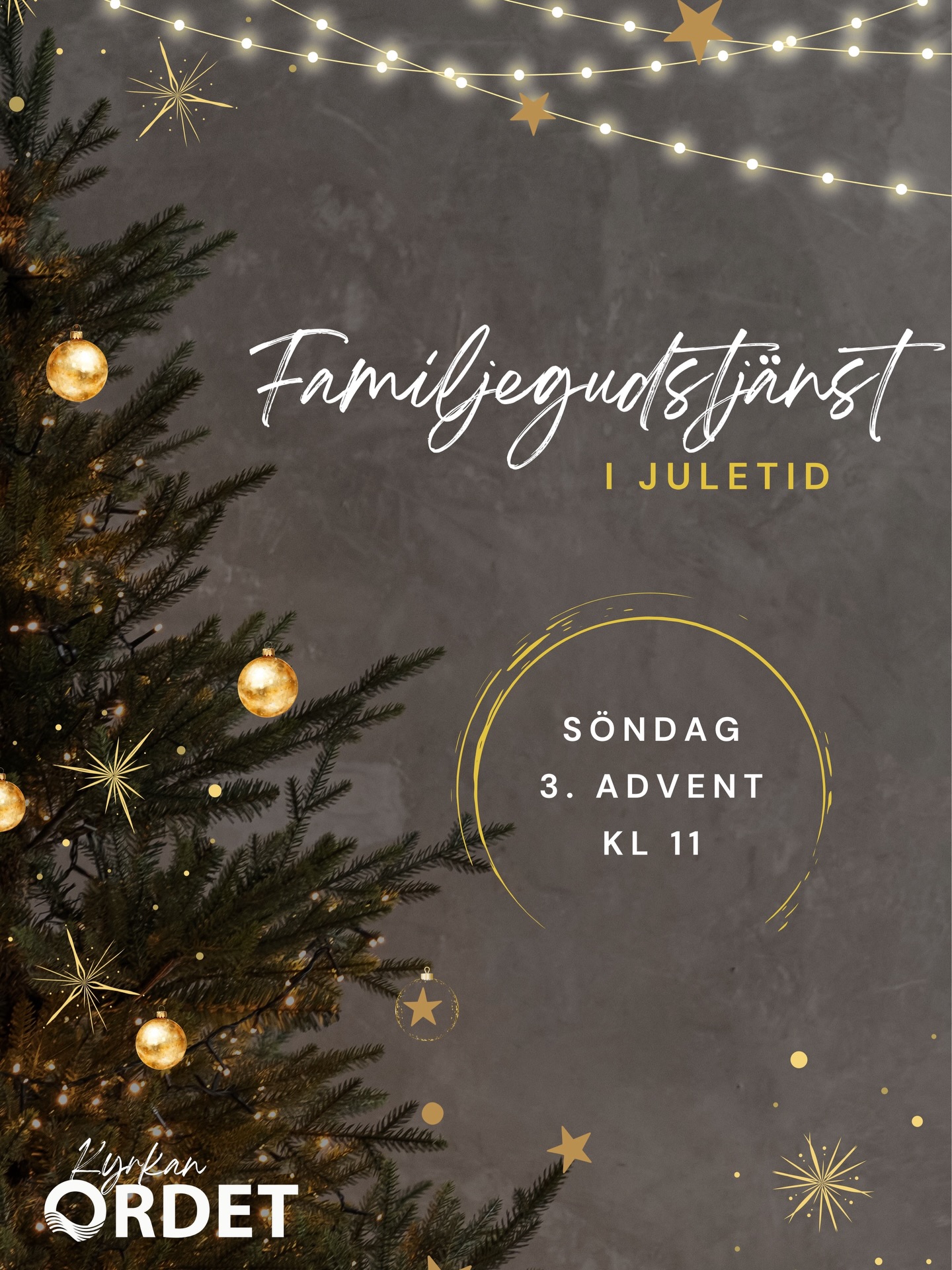 🎄 Välkommen till familjegudstjänst i juletid kl. 11 imorgon.
En stund fylld av musik, drama och gemenskap.
En gudstjänst för hela familjen – stora som små.
Kom som du är och fira julens budskap tillsammans med oss.
Hoppas vi ses! ✨