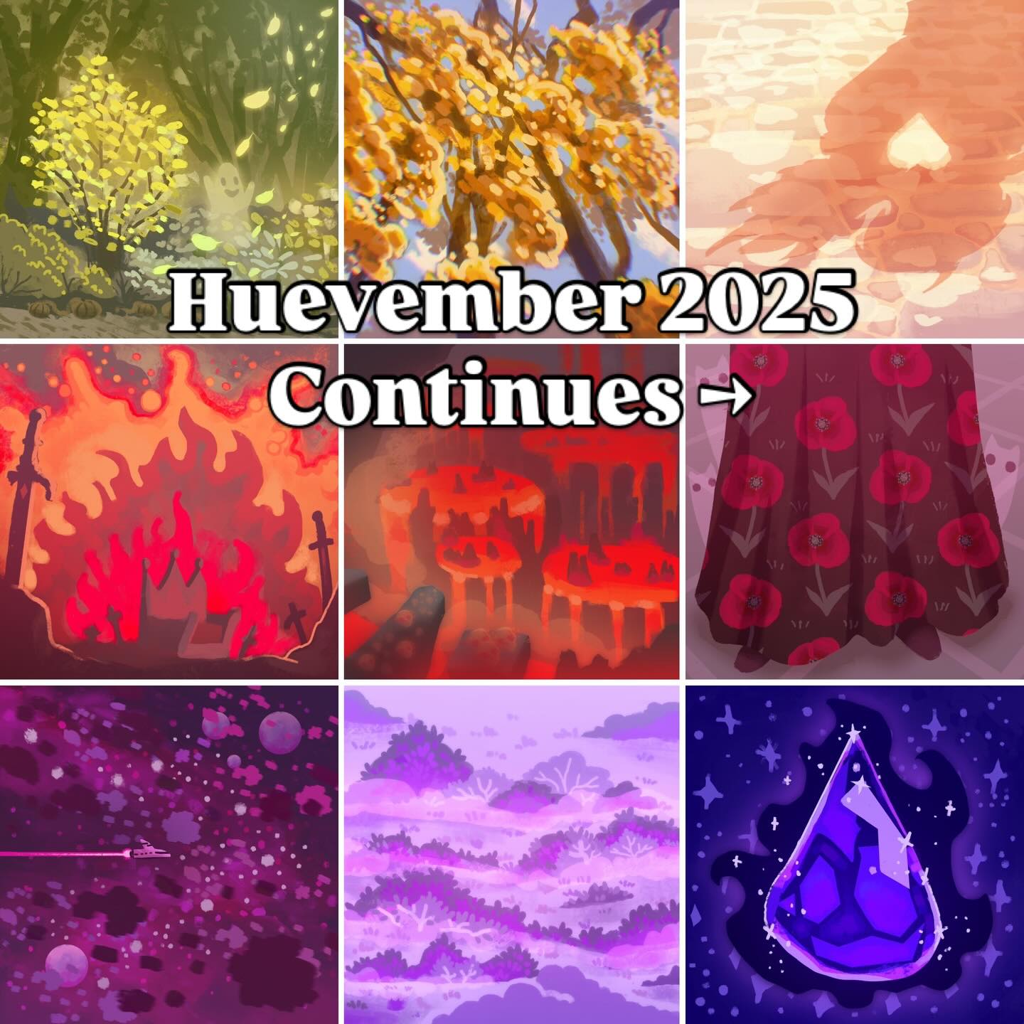 #huevember2025 Nearing the end now!