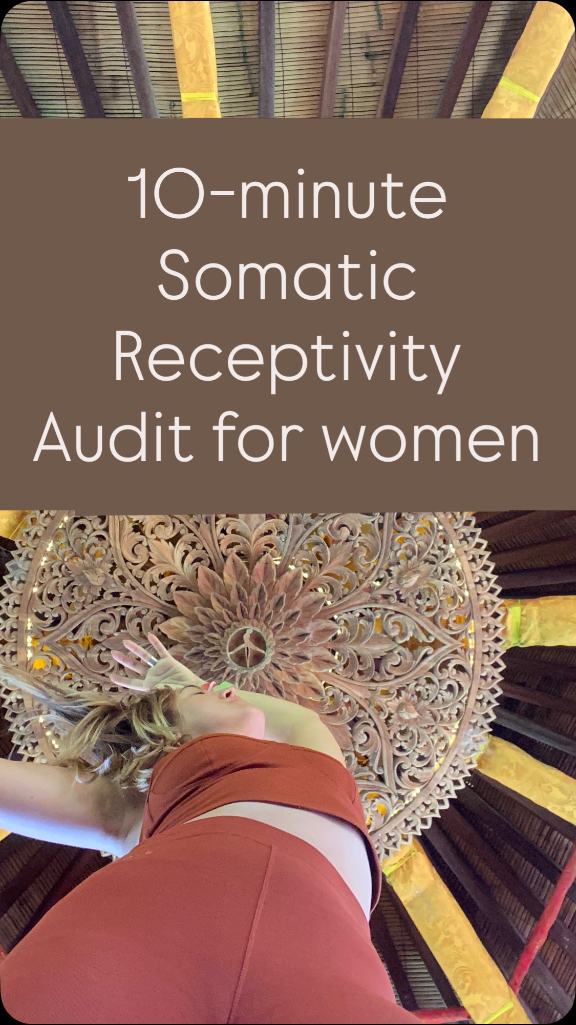 I recorded a 10-minute Somatic Receptivity Audit for women who feel themselves slipping into control, effort, or over-functioning - and want to open to being met instead.
It shows you exactly where your body is blocking receiving, and gently guides you back into softness and play.
Want me to send it? Comment or pm me #RECEIVE.
#femininereceptivity #receivehim #opentoreceive #sacralreceptivity