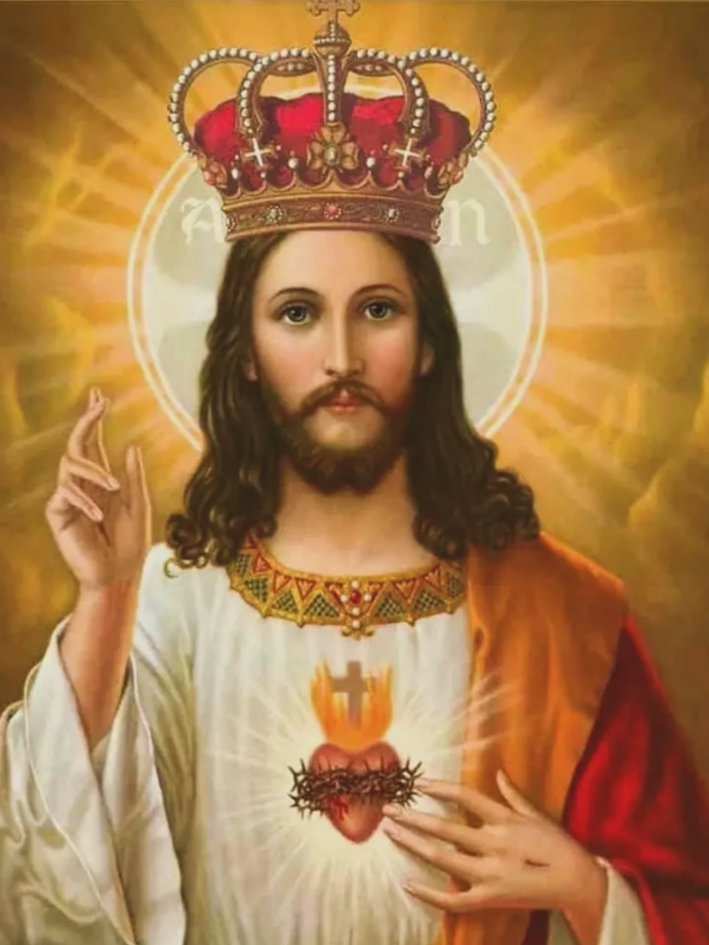 Hoje festejamos a Solenidade de Cristo Rei do Universo. Que possamos pedir a graça dEle ser o centro da nossa vida!
Quer saber mais sobre esta solenidade? Acesse o link a seguir: <<https://www.vaticannews.va/pt/feriados-liturgicos/solenidade-de-cristo-rei-do-universo.html>>.