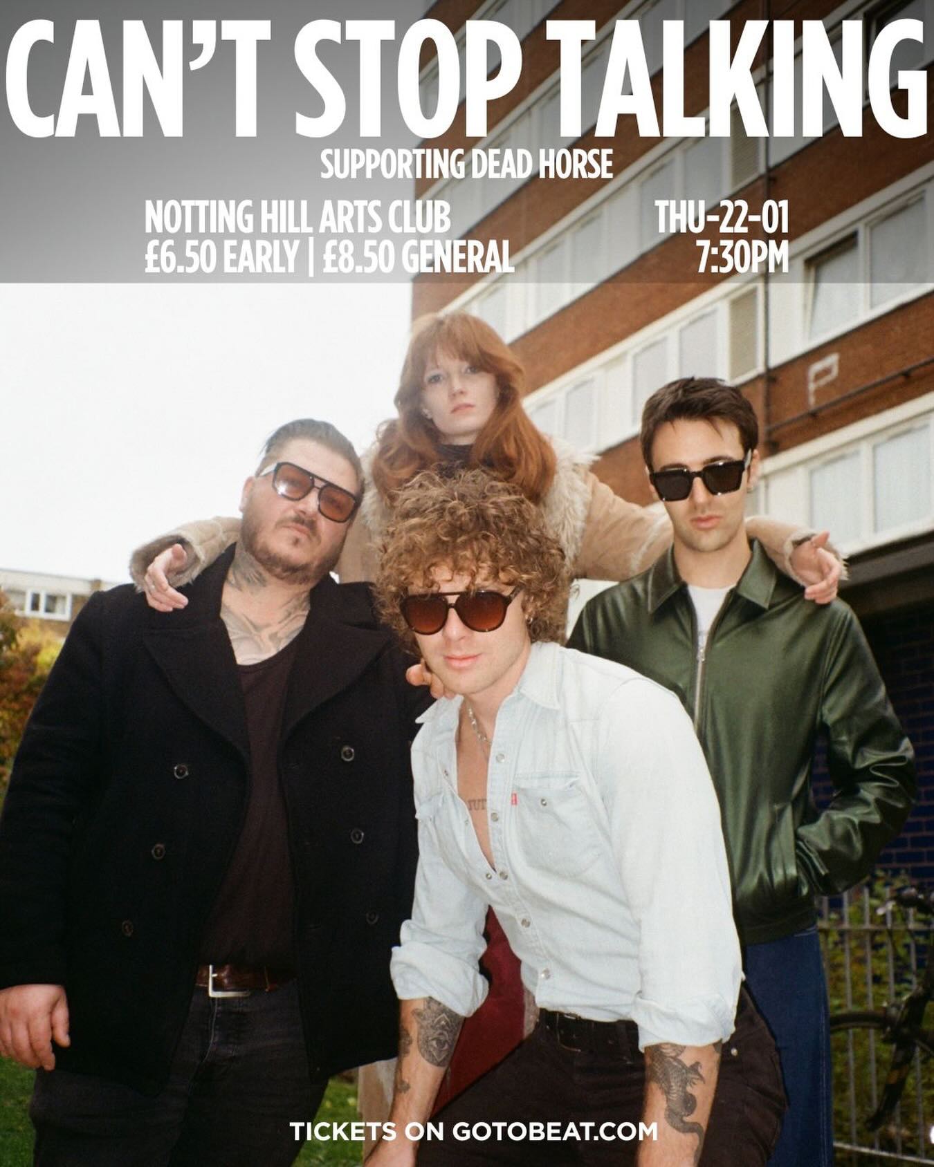 Come and join us at @nhaclondon on January 22nd where we’ll be playing with our friends @deadhorselondon and @tegalucat
It’ll be a goodun😮💨
Ticket link in our bio 🎟️🎫
Promoter: gotobeat.com / @gotobeat.live
Photography: @luciaophotos