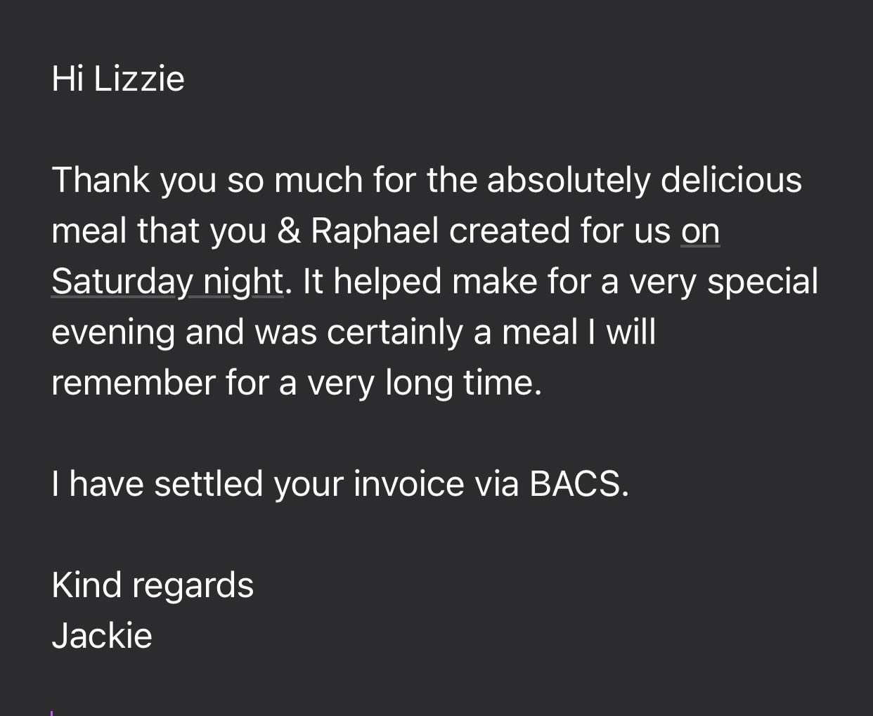 :))
#privatechef #privatecatering #outsidecatering #birthdaydinner #sustainablecatering #dreamteam #familybusiness #smallbusiness #localbusiness #devon #exeter #devonchef
