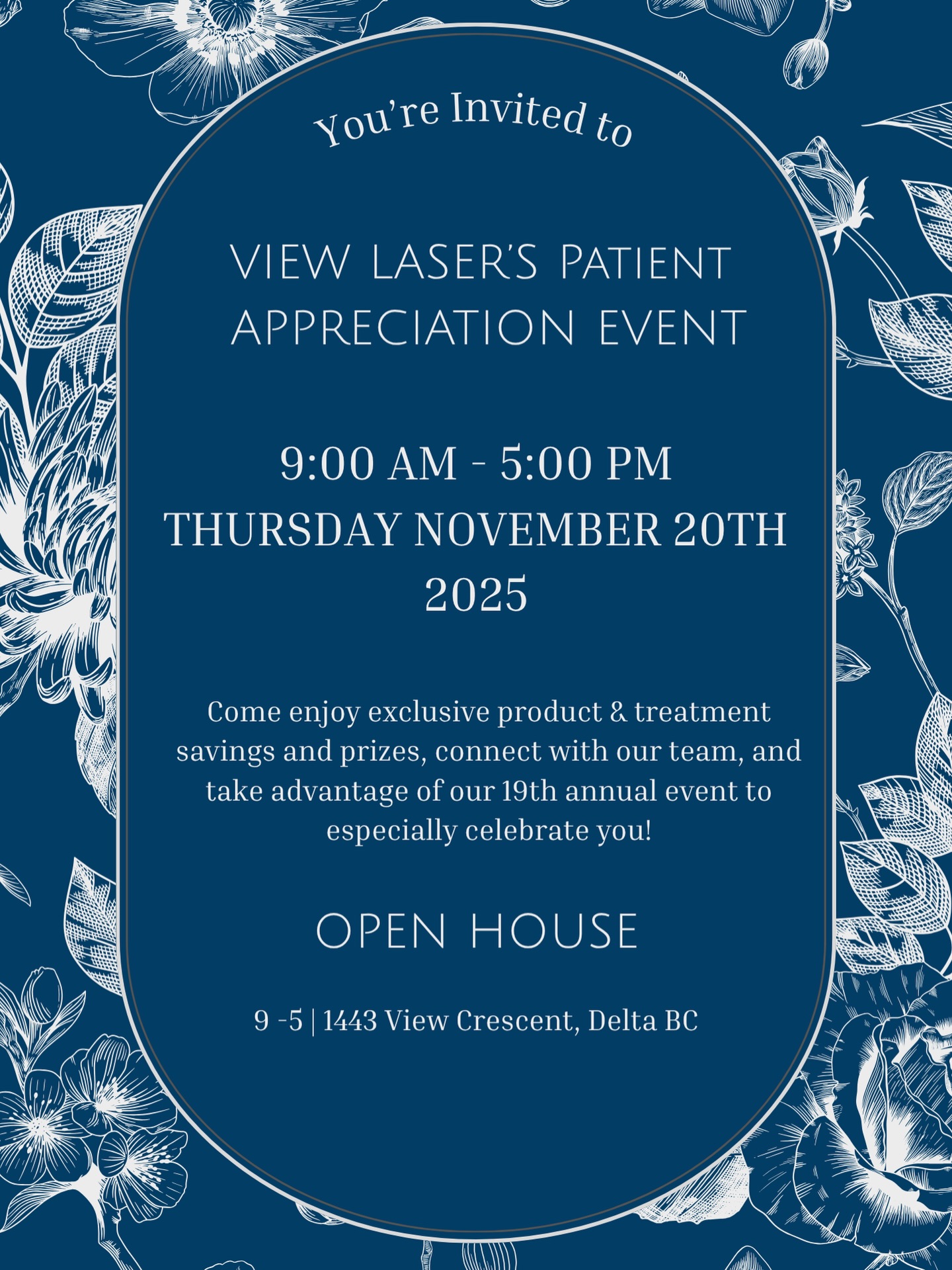 Our annual patient appreciation event is TODAY! Hope to see you there. 🤍