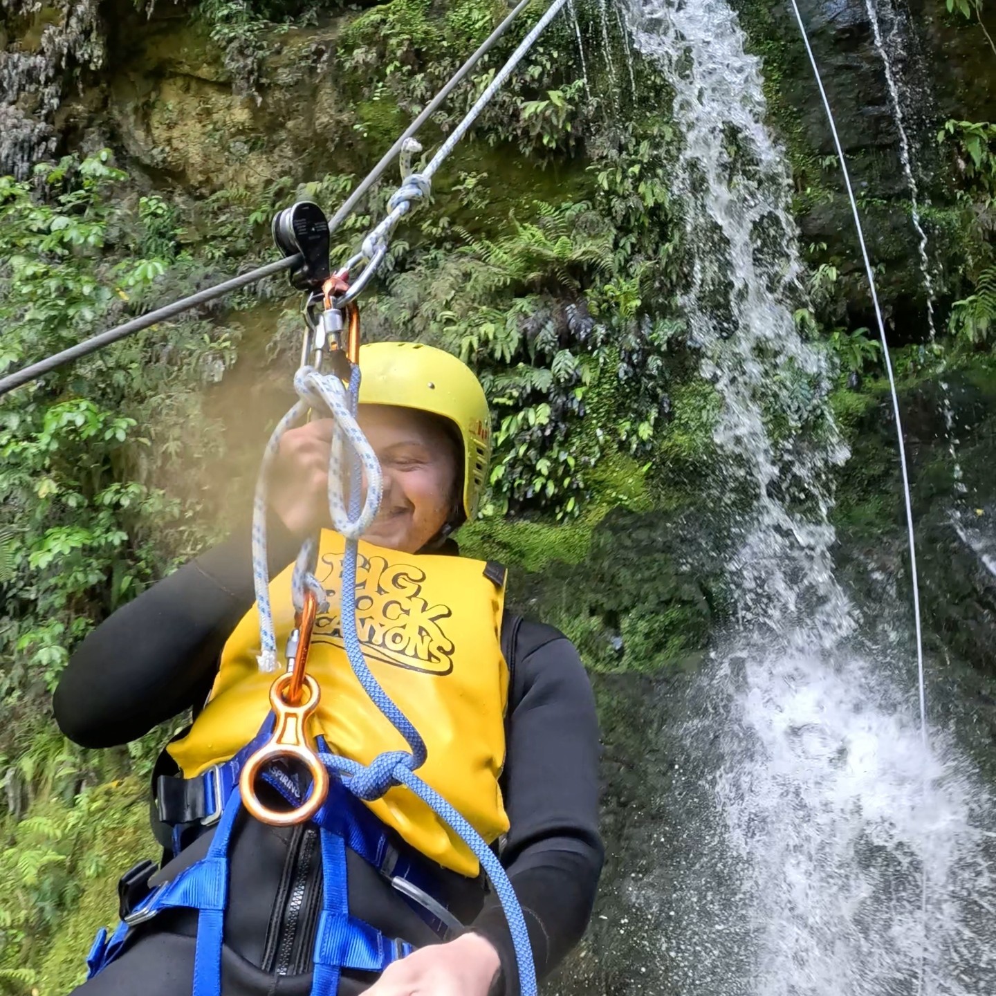 Weeeeeeeeeeeeeeeeeee....!
#canyoning #zipline #christchurch