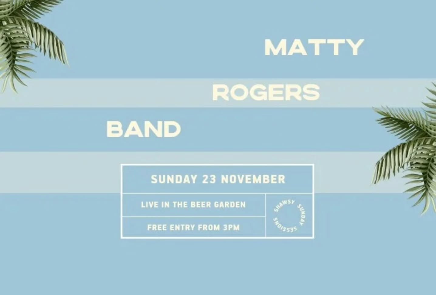 THIS SUNDAY LEGENDS !!!! THE MATTY ROGERS BAND ON @shawsbayhotel Ballina! 3pm
@favouritesonmusic will be playing some crusy beats to get everyone in the mood before we go on. Matty is also playing keys for us. It's gonna be so freaking fun!
If you haven't seen the new renovations, they nailed it. What a cool venue!
See you there!
Huge love guys :)
#livemusic #soulmusic #bluesrock #bluesmusic #australianband #americanamusic