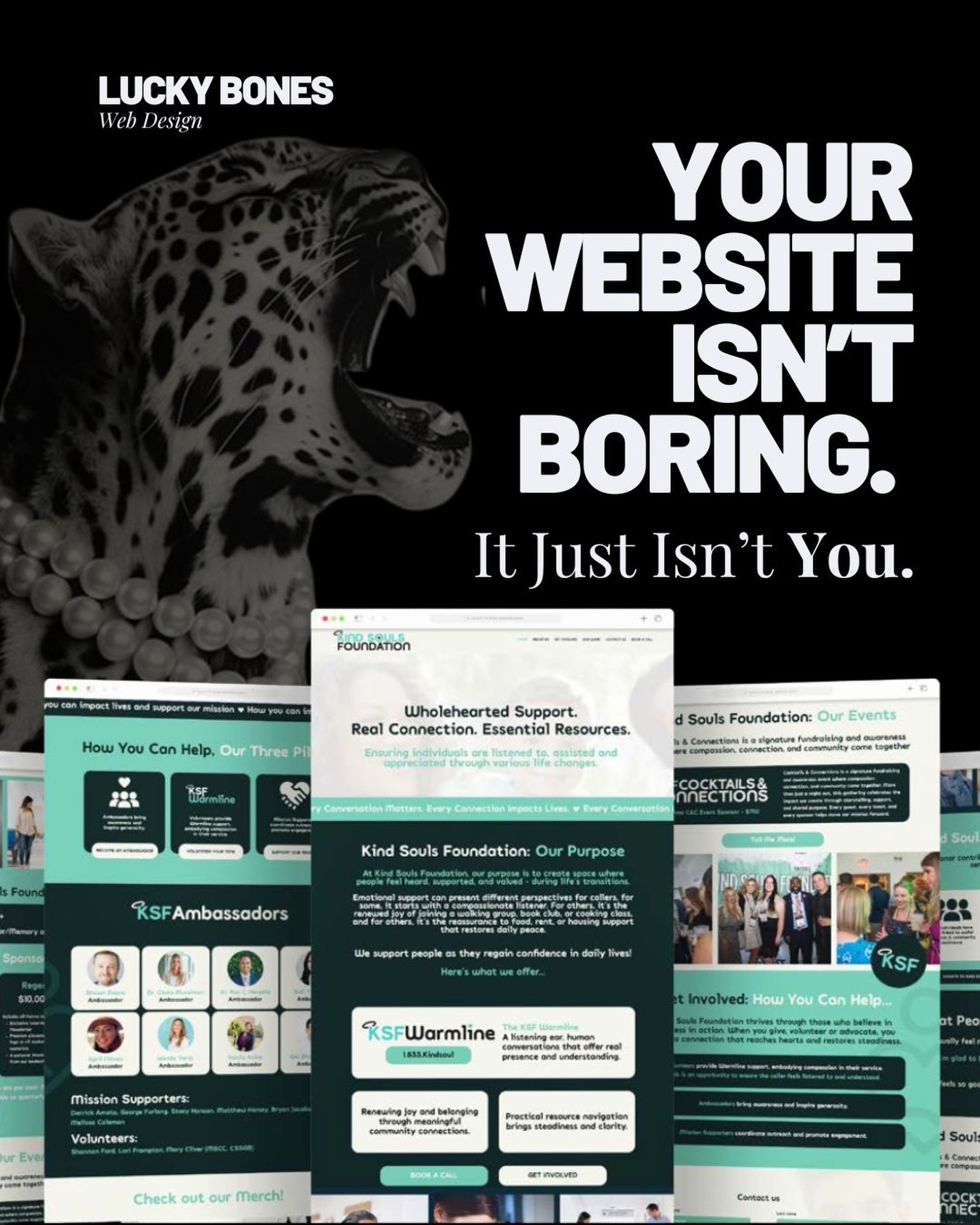 Your website isn’t boring because you’re boring.
It’s boring because it doesn’t SOUND like you 😶
Most business owners sound powerful in real life…
But their website sounds like a corporate robot that drinks lukewarm tea.
Your personality is your unfair advantage.
Use it.
Put it everywhere.
And if you don’t know how? I do. Let’s fix it together ✨