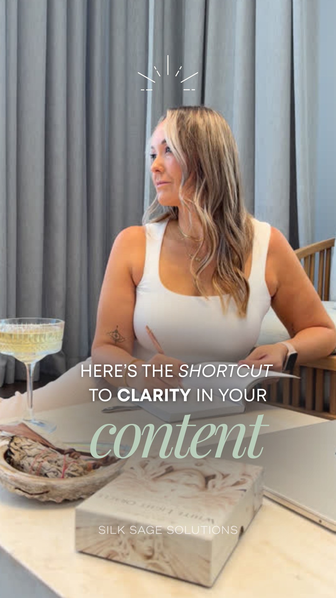 Girl...... You want the shortcut to content clarity?
Here it is:
→ Talk like you’re voice-noting your biz bestie
→ Say the thing you’re actually thinking
→ Forget the algorithm. Remember the soul
You don’t need more strategy.
You need more you.
🔥 Drop a fire emoji if this called you back to your truth.
👉🏼 Follow @silksagesolutions if your content needs more conversion and less cortisol.
#contentclarity #energeticalignment #spiritualstrategy #soulledcontent #barefootbusiness