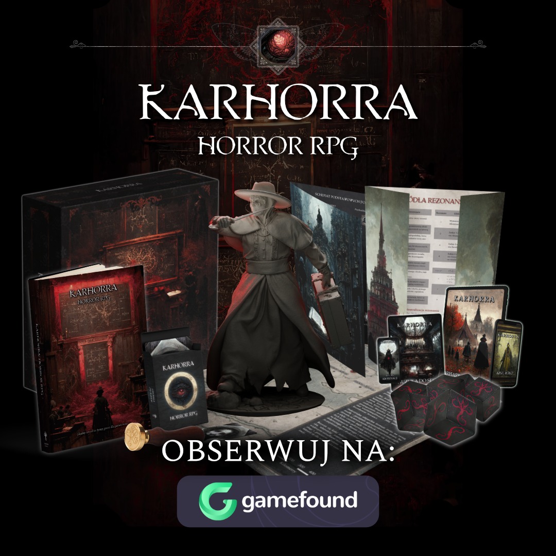 👁️🗨️ Karhorra wchodzi na GameFound!
👁️🗨️ Chwilę to zajęło, nie obyło się bez poślizgów, ale wygląda na to, że jesteśmy coraz bliżej zbiórki...
👁️🗨️ Zachęcam do followania, będę wtedy wiedział wtedy ile pocztówek przygotować na styczeń ^^
👁️🗨️Link w komentarzu!