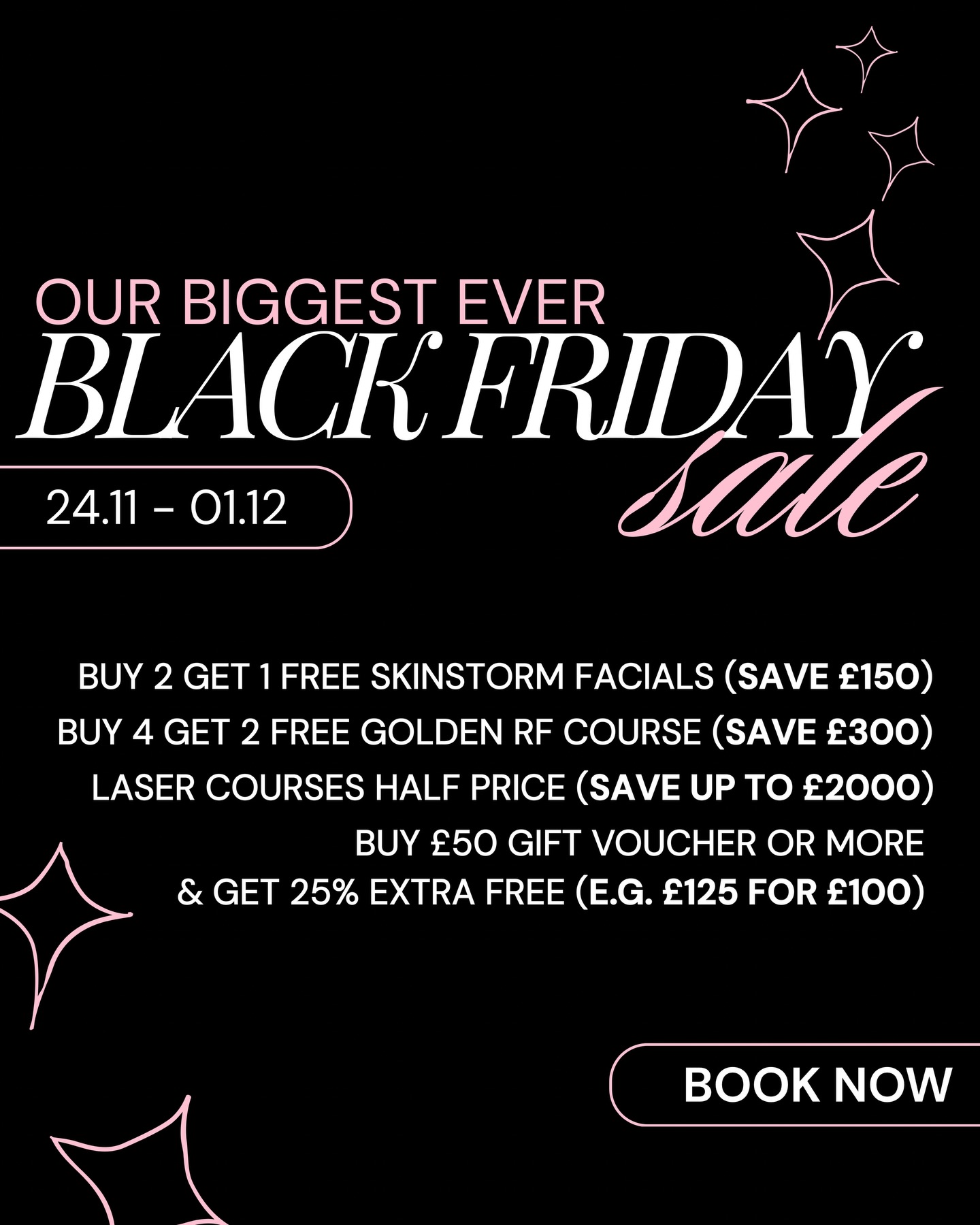 ITâS HERE.
#blackfriday #beauticians #salon #cheltenham #beauty #skincare #cheltenham #gloucestershire