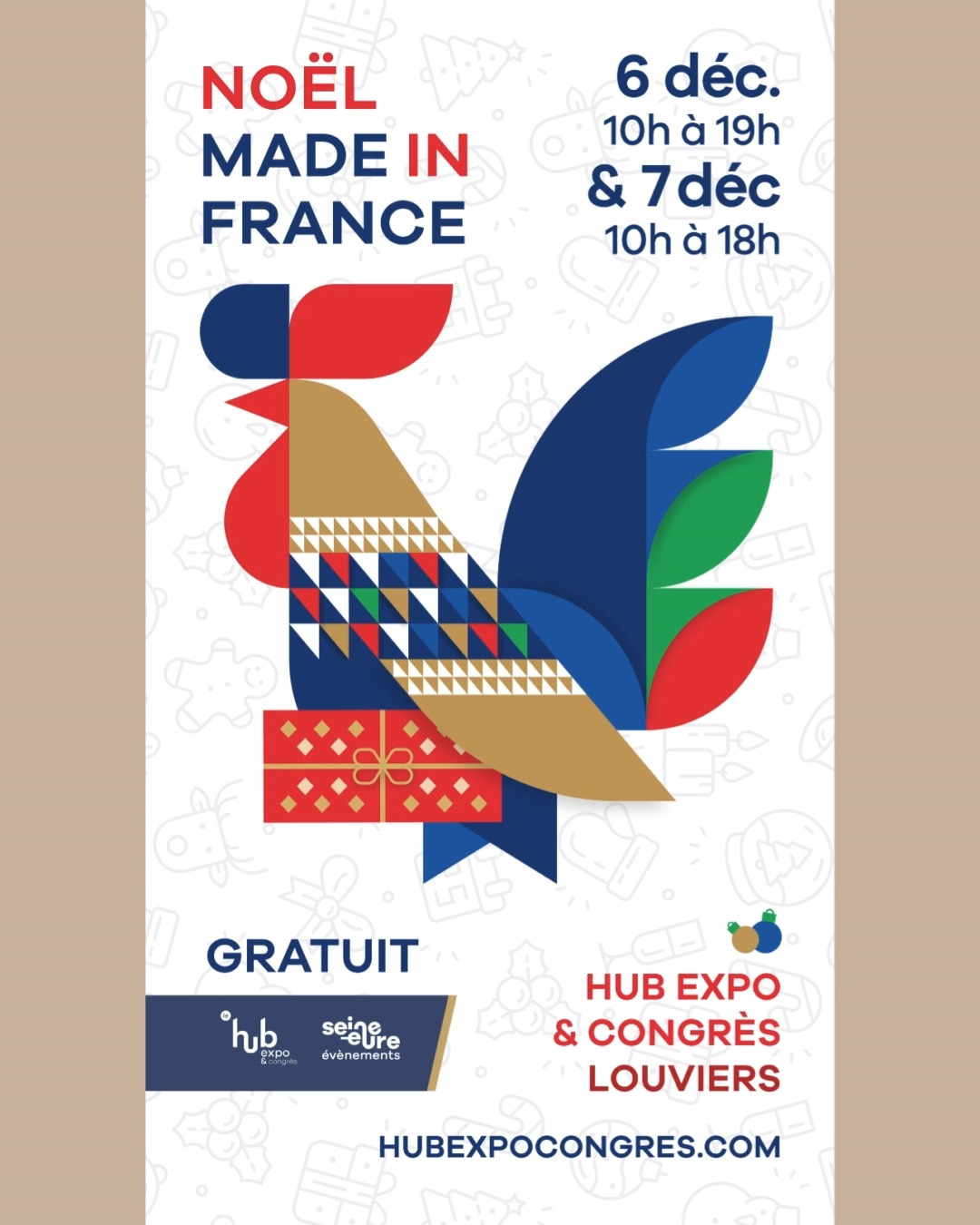 ART & COM Pont de l'Arche #hubexpolouviers #salon #madeinfrance #noël