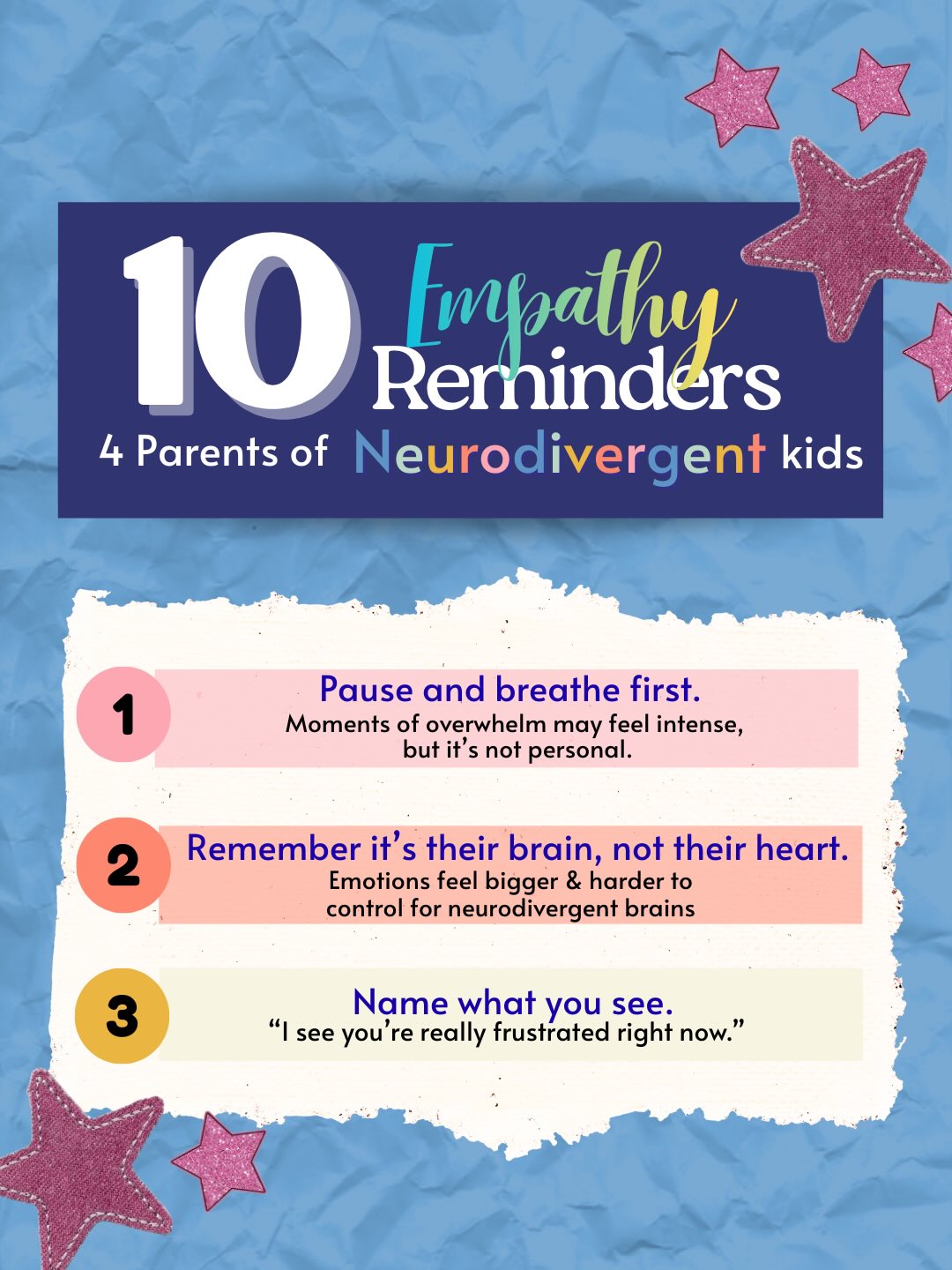 For parents of neurodivergent children, understanding behaviour through a compassionate lens makes all the difference.
These 10 reminders offer gentle reframes to help you feel more grounded and supported. 🫶🏼
#ParentingNeurodivergentKids
#NeurodiversityAffirming
#ADHDParentingSupport
#AutismAcceptanceEveryday #ADHD
#audhd #youareenough #mentalhealthmatters #counselling #counsellor