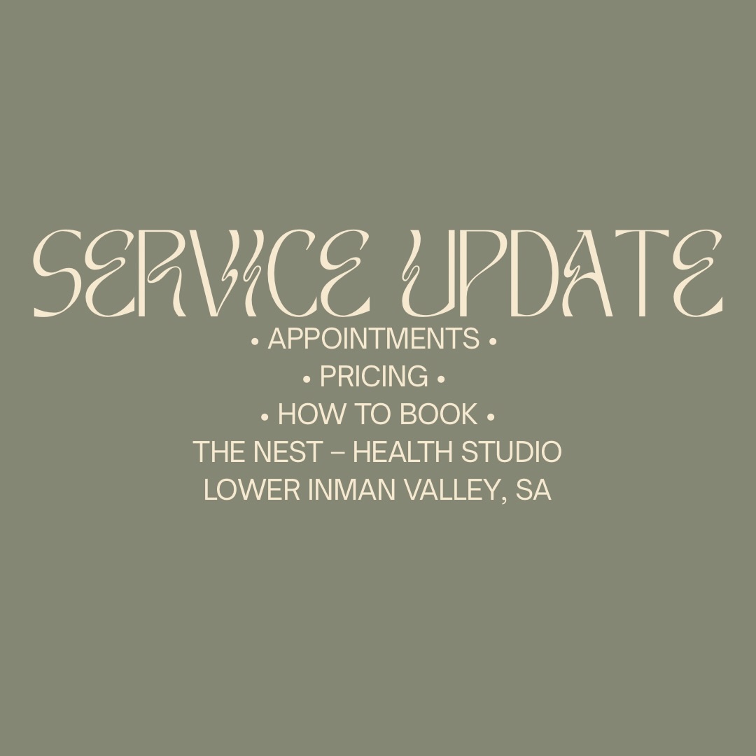 A little clinic update as The Nest continues to evolve
I’ve refined my appointment options to create a smoother, clearer experience — with the right amount of time and support for whatever phase you’re in.
Swipe through to see how appointments work, what’s included, and the updated consult options.
These changes allow me to offer deeper, more intentional care and ensure you always know exactly what to expect.
You can book your next appointment anytime via the link in my bio.
I look forward to welcoming you into The Nest 🤍