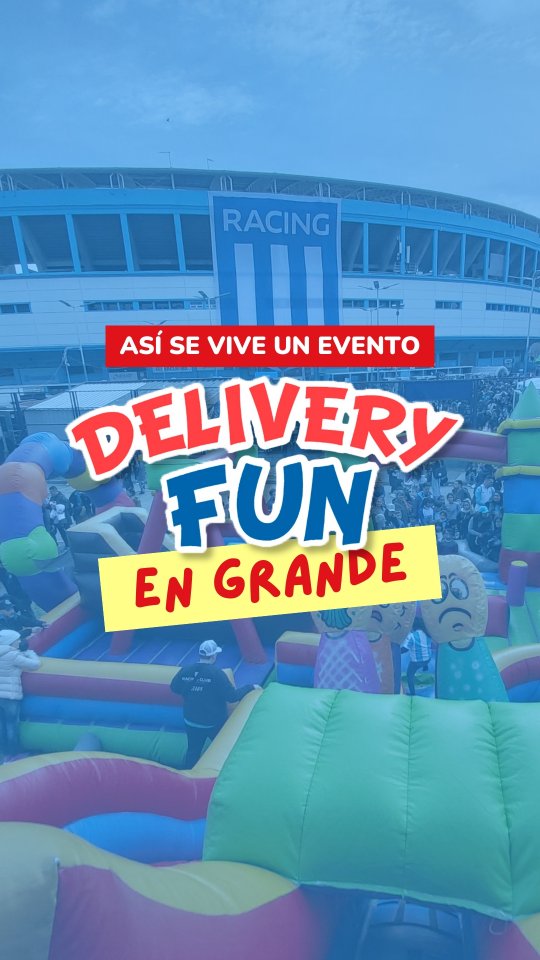 🔥 Así se vive un evento Delivery Fun en grande.
En Racing armamos un parque completo con inflables XXL, animación, conducción, juegos y coordinación total para miles de personas.
Este tipo de jornadas son perfectas para:
✔ Clubes
✔ Empresas
✔ Municipios
✔ Family Days
✔ Inauguraciones y festivales
Si estas buscando un evento así, lo armamos a medida y nos encargamos de todo 😉
📲 Escribinos y te contamos cómo trabajamos.
#deliveryfun #racing #parquedediversiones #inflables #animacion #familyday #eventoscoorporativos #teambulding #eventos