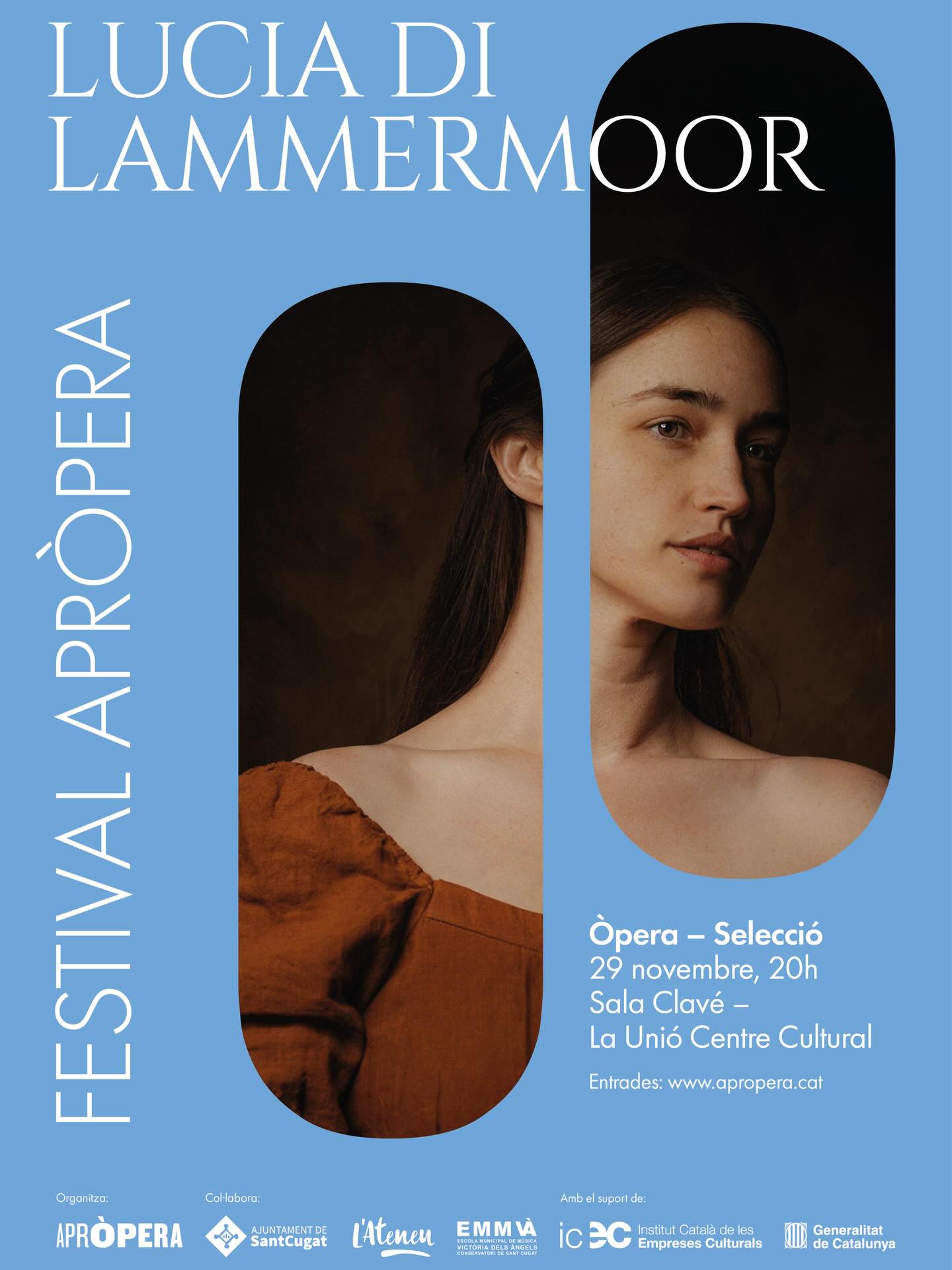 Demà dissabte sessió doble! 🎵🎉
-A les 12h. Òpera en família "Lucia va a l'òpera"
Edat recomanada: entre 5/10 anys
Preu: 6€
- A les 20h. Selecció de l'òpera LUCIA DI LAMMERMOOR, de G. Donizetti.
Espectacle semi escenificat.
Amb @marcsalatenor @carlosdazabaritono i alumnes del OPERA STUDIO
Pianista: @josepbuforn
Preu: 15€
📍Lloc: Sala Clavé, Unió Centre Cultural
Sant Cugat del Vallès
🎟️ Entrades al link en bio @aproperainsta 👈
@pazalonsoserrano
@belenquiros.r
@laura.gibert
@laura.crespoperez
@oterodegranados
@lucamariacaelers
@culturastc
@voronkova_stages
@mikelgorriz
#santcugat #santcugatdelvallés #opera #donizetti #belcanto #tenor #soprano #baritone #mezzosoprano #concert #festival #musica #barcelona