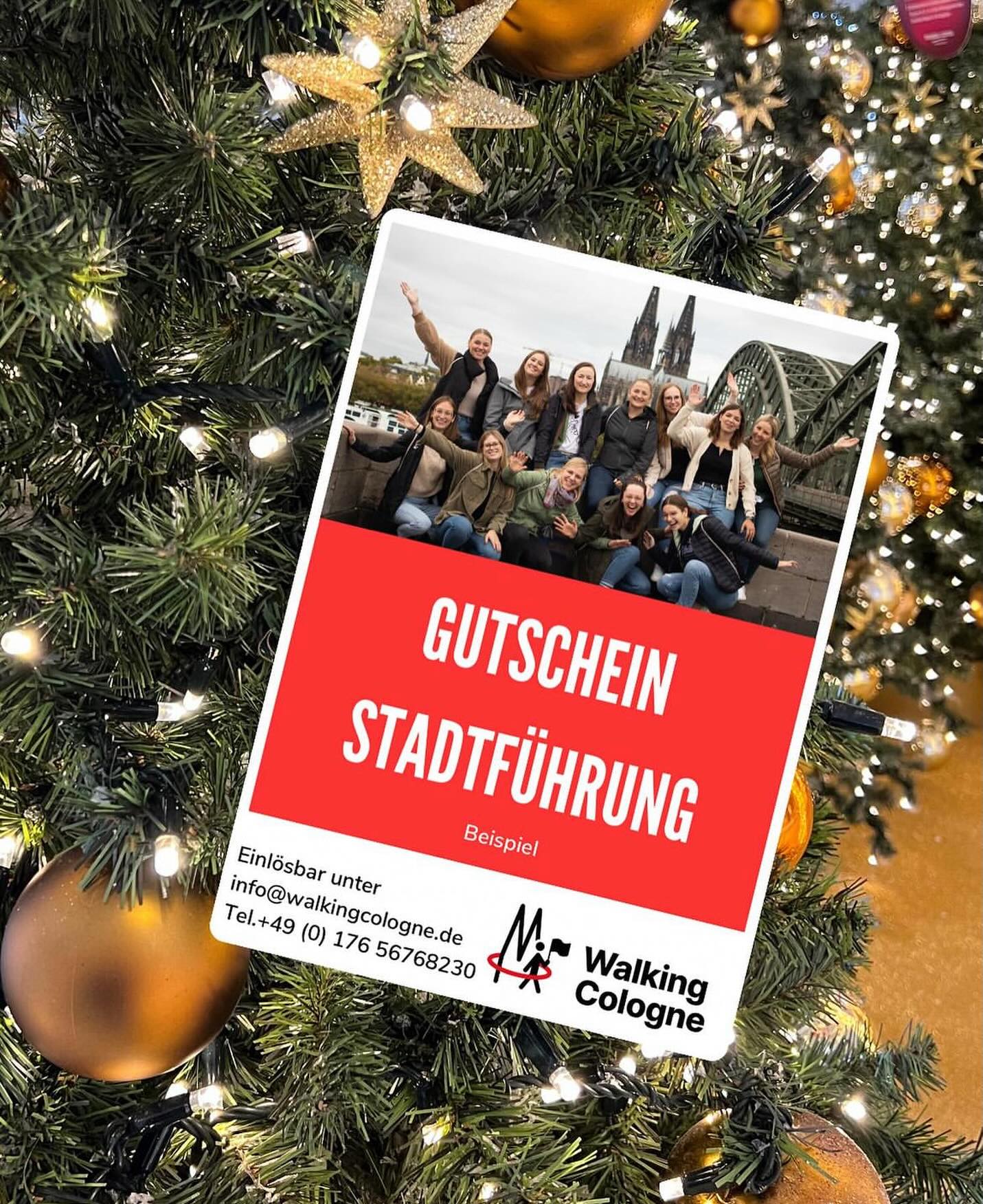 🎄✨ Auf der Suche nach einem besonderen Weihnachtsgeschenk?
Verschenk dieses Jahr echte Kölner Momente! 🎁❤️
Mit einem Gutschein für Walking Cologne schenkst du nicht nur eine Stadtführung – du schenkst spannende Geschichten, versteckte Ecken, lachende Gesichter und unvergessliche Erlebnisse. 🌆✨
Perfekt für Köln-Fans, Neulinge, Freund*innen, Eltern… oder einfach für dich selbst! 😉
👉 Gutschein sichern und Freude verschenken.
Frohe Weihnachten & viel Liebe aus Kölle! 🎅🎁✨
#WalkingCologne #Köln #Cologne #StadtführungKöln
#Weihnachtsgeschenk #Geschenkidee #Gutschein #XmasGift
#KölnLiebe #VisitCologne #Erlebnisgeschenk #Weihnachten2025
#SupportLocal #KölnErleben #CITYtour
