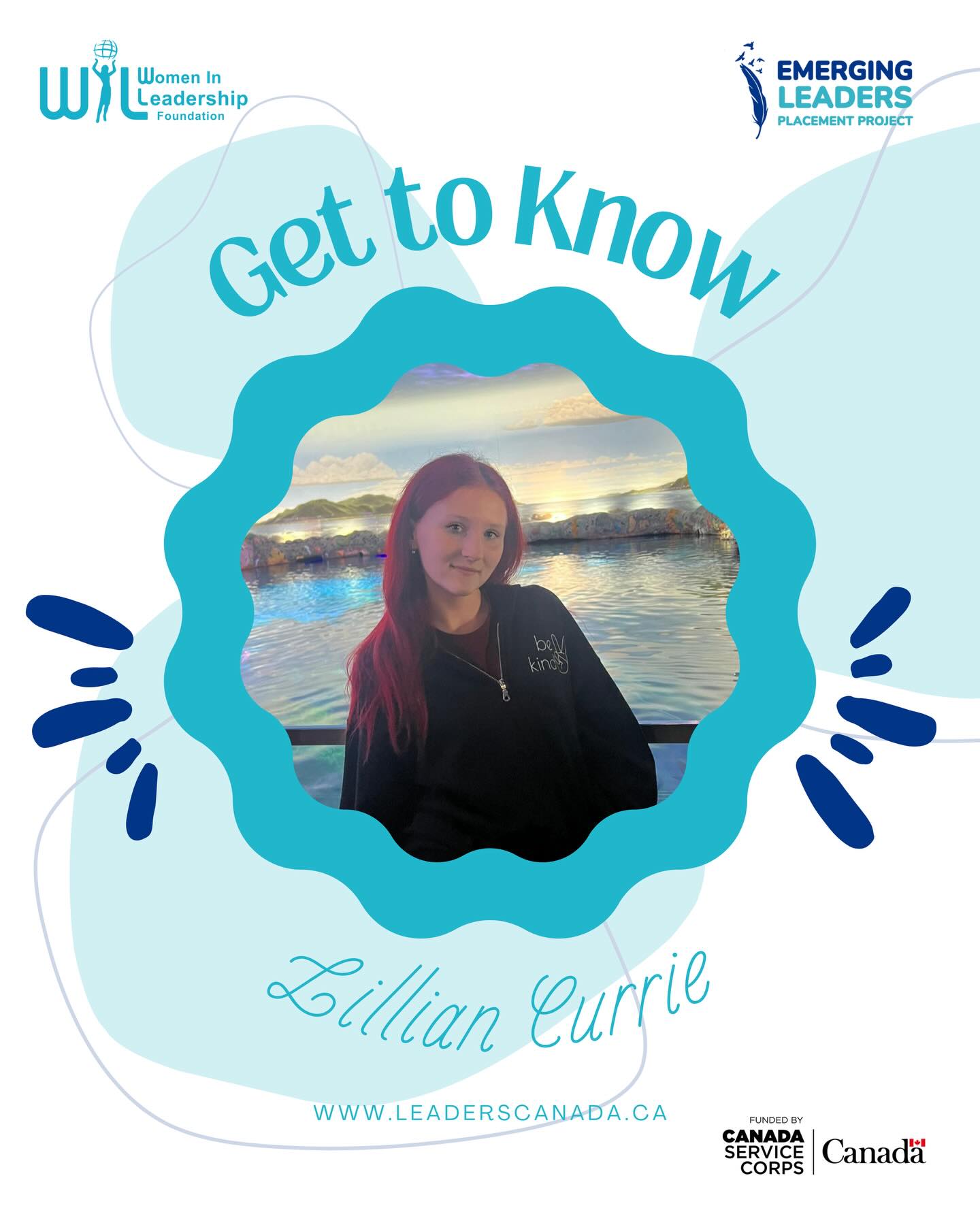 Meet Lillian Currie, one of our inspiring Emerging Leaders volunteers! 🌟
Lillian joined the project to challenge herself, grow her leadership skills, and make a positive difference in her community. She believes leadership is rooted in courage, compassion, and showing up for others, and she brings that same heart and dedication to every space she enters.
📧 Reach out to us at leaders.wil@gmail.com to get involved
🔗 Learn more under Emerging Leaders Placement Project at leaderscanada.ca
Proudly funded by Canada Service Corps
#EmergingLeaders #YouthLeadership #IAmAVolunteer #VolunteerExperience #CommunityImpact #LeadershipInAction #CanadaServiceCorps #LeadersToday #YouthInCanada #RepresentationMatters #SocialChange