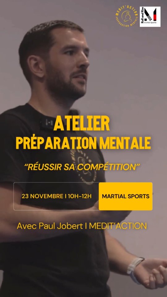 Atelier Préparation mentale avec Paul Jobert de @medit_action_
Merci pour cette belle intervention, qui a permis à tous de trouver des outils pour appréhender la compétition de la meilleure façon...
#prepamentale #prépamental #jjb #bjj #champsurdrac #mma #judo