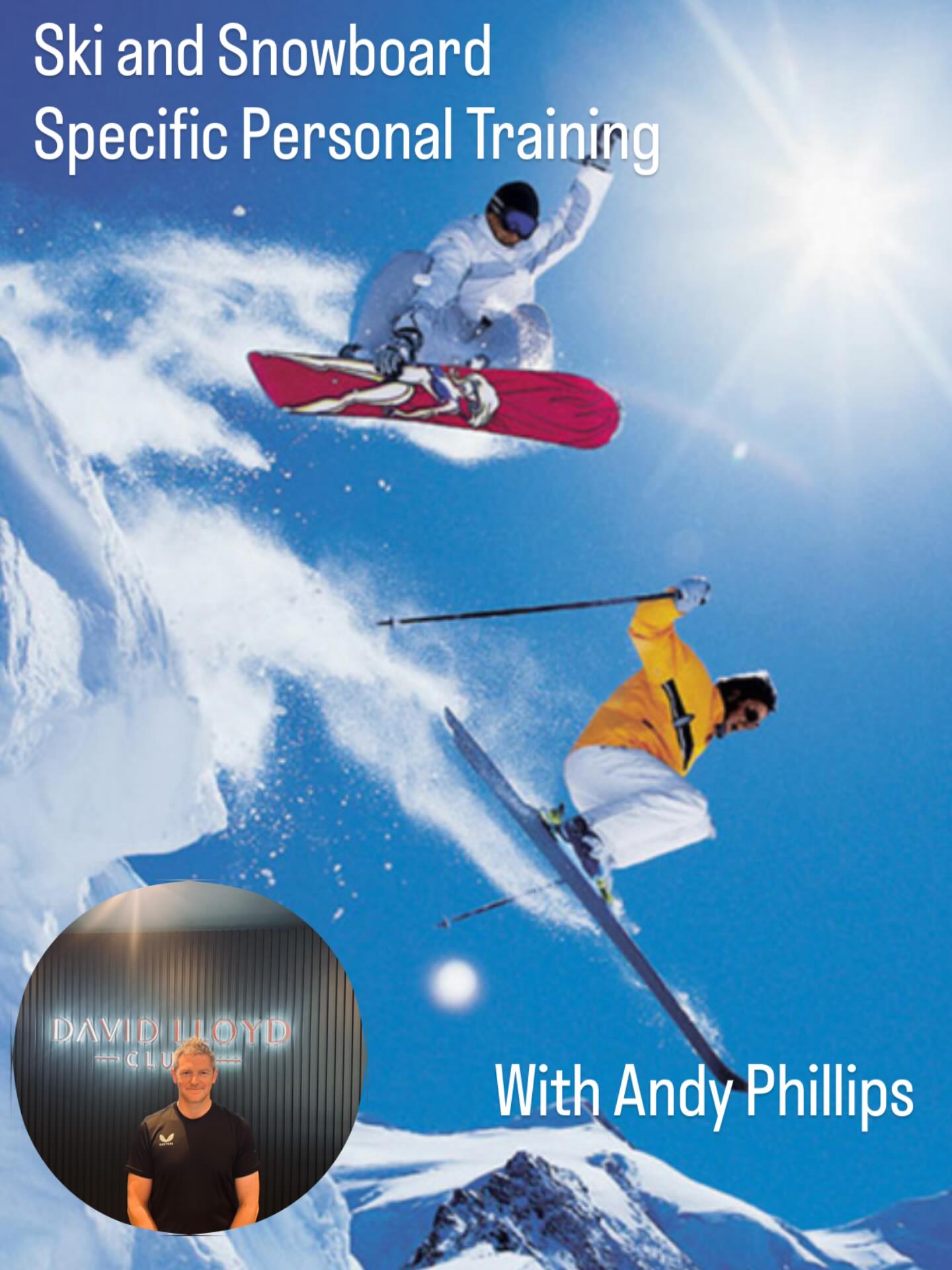 It seems that winter is finally kicking in. With that in mind I’m offering ski ⛷️ and snowboard 🏂 specific personal training here @davidlloydringwood to help improve your Balance
Stability Stamina before you hit the slopes. If your interested in booking in a session or want anymore information please come and see me in the gym or book in through the Davidlloyd app with @andyphillipspt