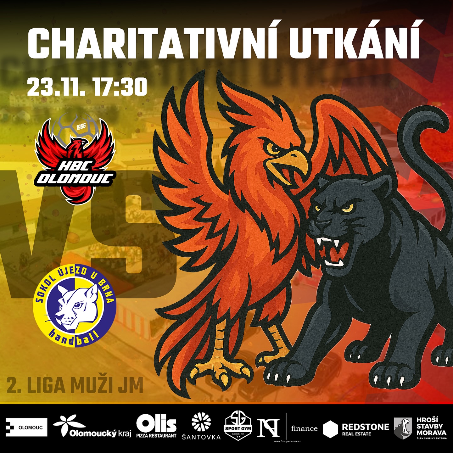 🔥 CHARITATIVNÍ UTKÁNÍ – SPOLEČNĚ POMÁHÁME! 🔥
Nedělní duel proti Újezdu u Brna bude mít speciální rozměr. 💛
Stejně jako loni po povodních, i letos věnujeme celé vstupné + 100 Kč za každý vstřelený gól ZŠ Česká Ves 🏫✨
Škola za vybrané peníze pořídí nové sportovní vybavení pro děti – a my jsme hrdí, že můžeme pomoct!
Děkujeme @hazenaujezd že jde do toho s námi💪💙
Přijďte, užijte si skvělou házenou a podpořte dobrou věc ❤️🖤
🗓️ 23. 11.
🕟 17:30
📍 hala Olšany
#HBCOlomouc #PhoenixPower #CharitativníUtkání #Pomáháme #TeamSpirit #FenixNeverDies #HázenáOlomouc #SpolečněSilnější #OlomoucFamily #2LigaMuži