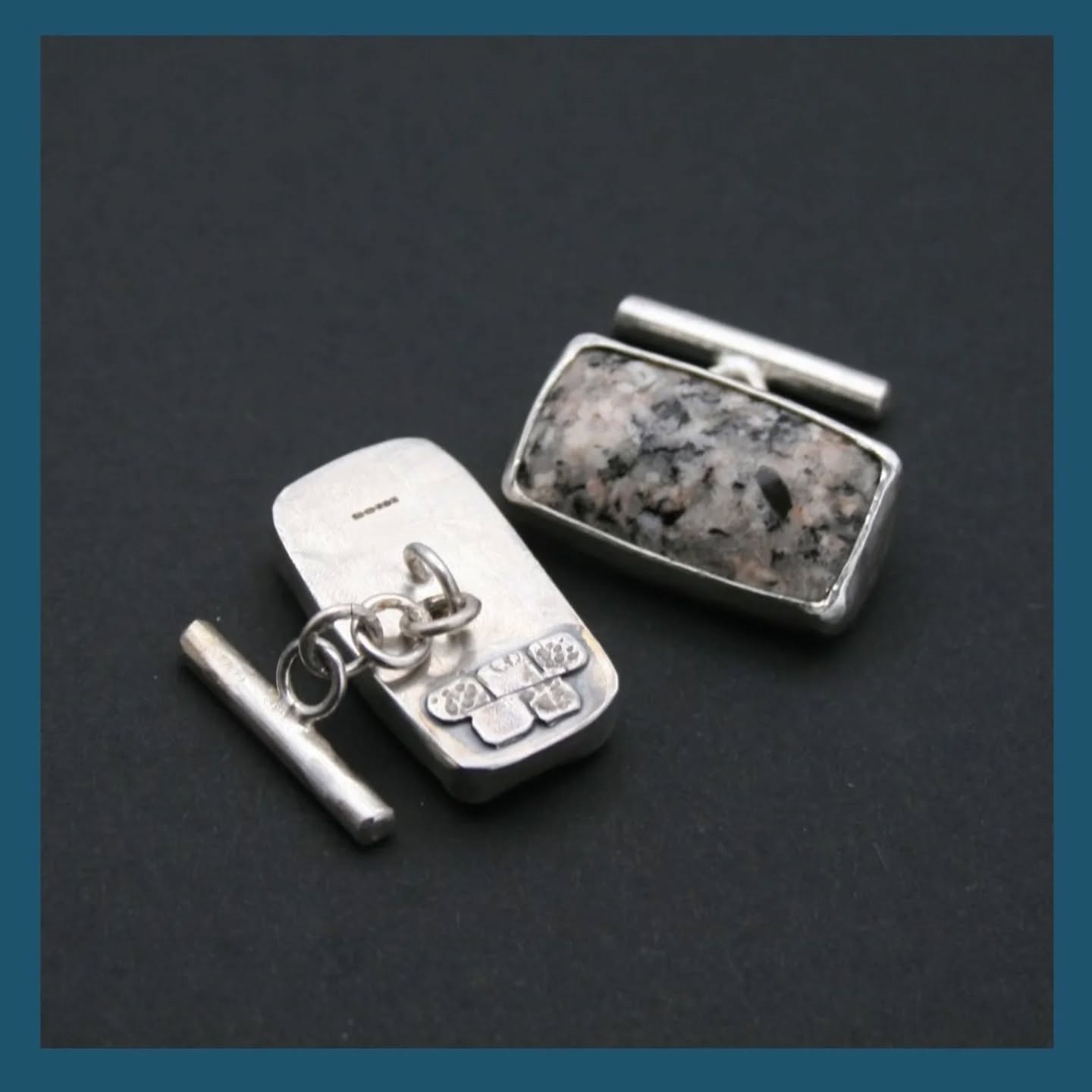 A little bit of Edinburgh’s history… turned into cufflinks. How cool is that?
My favourite thing about these cufflinks is the little silver cobblestones that I have added to the back.