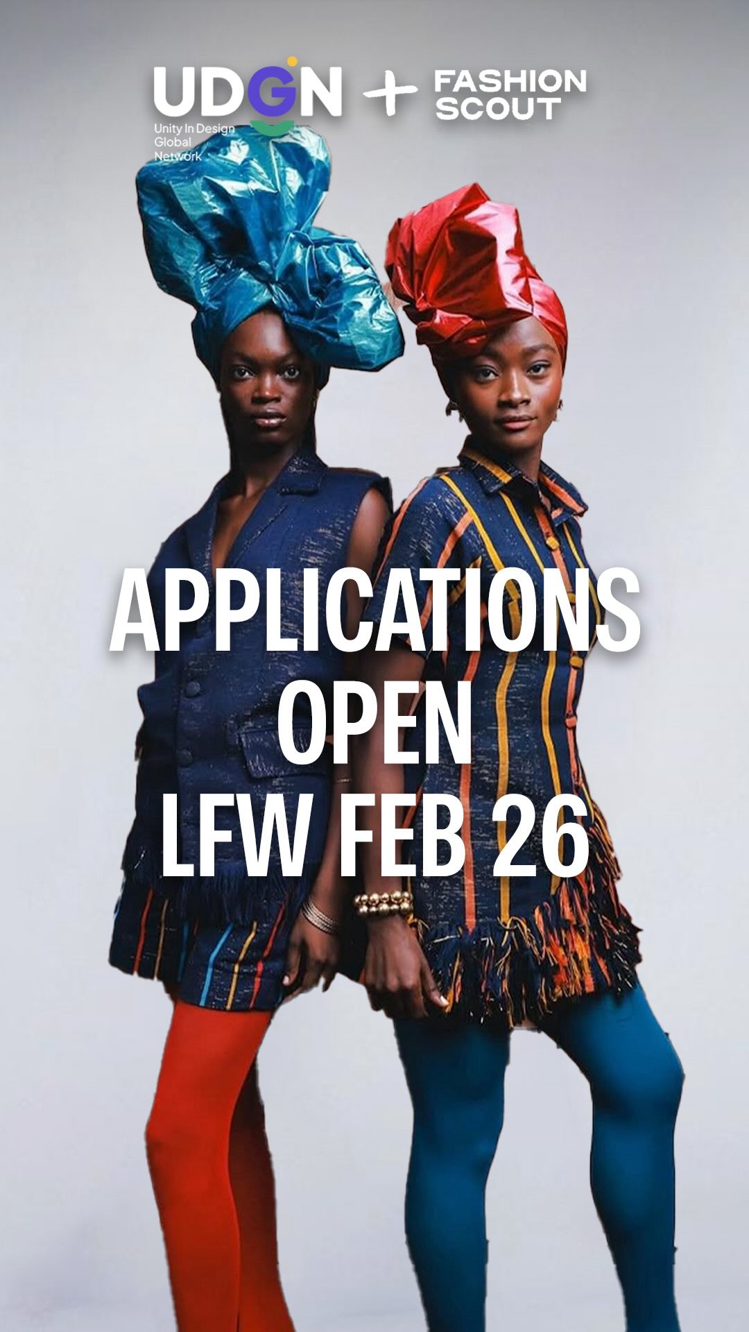 CALLING ALL VISIONARY DESIGNERS✨
UDGN’s Vanguard LFW AW26 February Showcase, presented in partnership with Fashion Scout and supported by our incubator partners Africa Fashion Foundation (AFF), is officially open for designer applications. We are looking for emerging and established talents whose AW26 collections tell stories that matter. We’re after designers who bring culture, identity, and heritage into contemporary fashion through innovative textiles, meaningful narratives, and strong creative vision.
This is your chance to showcase your work on one of the world’s biggest fashion stages during London Fashion Week and gain international visibility.
Apply now via the link in our bio or visit:
🔗 www.unityindesignglobalnetwork.com/fashion-show-application
Know a designer who should be on this stage? Tag them in the comments and let us see the brands you want to shine!
#UDGN #VanguardLFW #LondonFashionWeek #FashionShowcase #EmergingDesigners #CulturalFashion #AW26 #GlobalDesigners #DiversityInFashion
@i.deapr