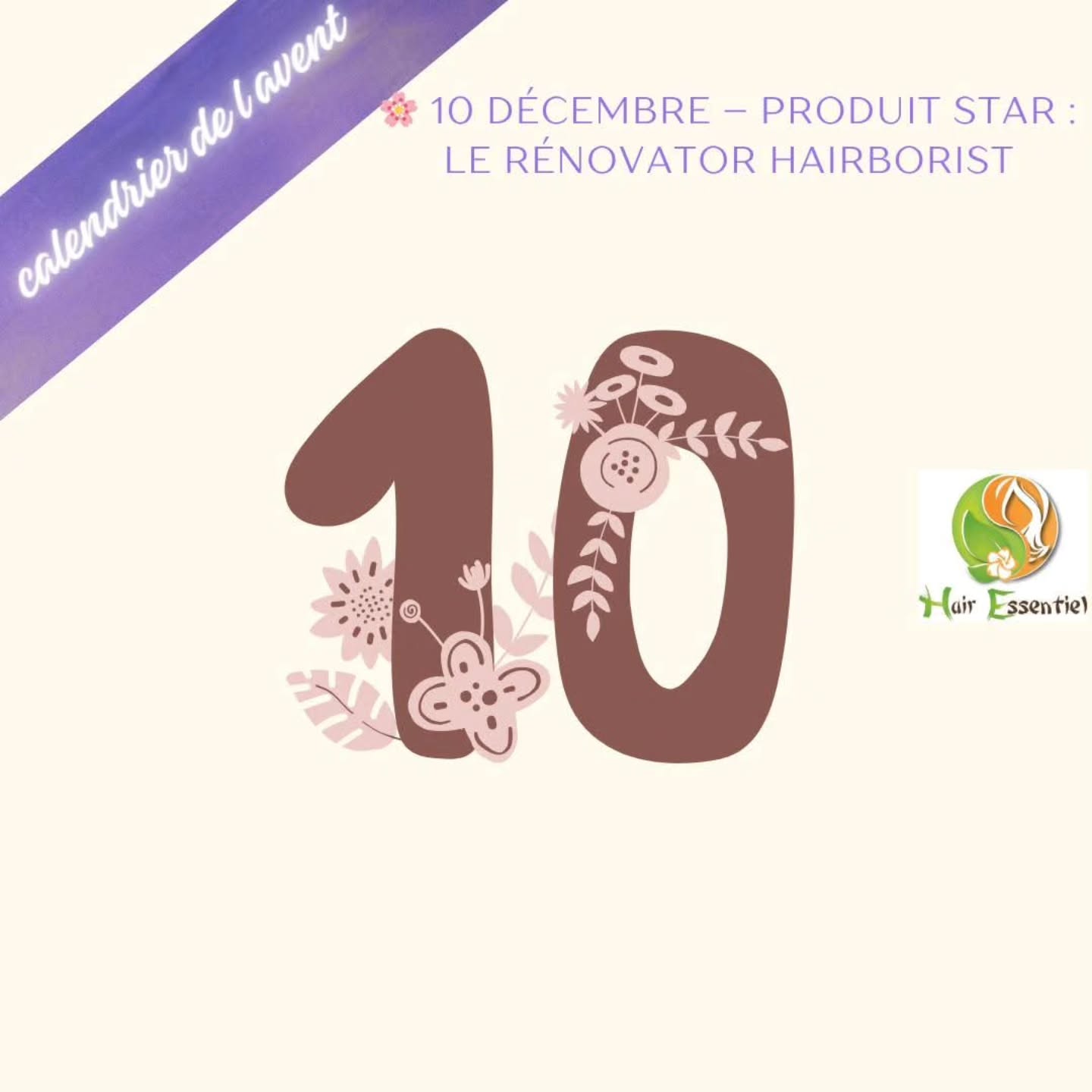🌸 10 décembre – Produit star : le Rénovator Hairborist
🌸✨ Le Rénovator Hairborist ✨🌸
Un incontournable au salon 💆♀️
Composé d’huiles essentielles et végétales, il purifie, régénère et redonne vitalité à vos cheveux 🌿
Soit le jour de votre coupe brushing, soit en hair spa pour profitez du cocooning ;) et bien entendu en soin rituel à la maison.
Un vrai bain d’énergie pour le cuir chevelu 💫
#HairEssentielChalon #Hairborist #Rénovator #SoinsNaturels #HairSpa #baindhuiles #rituel