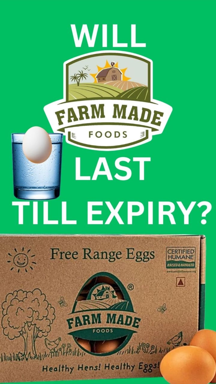 Will FarmMade last?
Today we’re testing Farm Made to see if their eggs last through the expiry date.
@farmmade_foods
Float test. Crack test. Then a twist using Eggcellent on a pack from the same batch.
Which brand should we test next.
Delivery, storage, and weather conditions may vary. This test is not representative of the egg brands alone but also the distributors and third party agents involved such as BigBasket, Instamart, Zepto, Blinkit, and others. Our intent is to share personal findings, not make broad claims.
#WillItLast #Eggcellent #FarmMade #EggTest #ExpiryTest