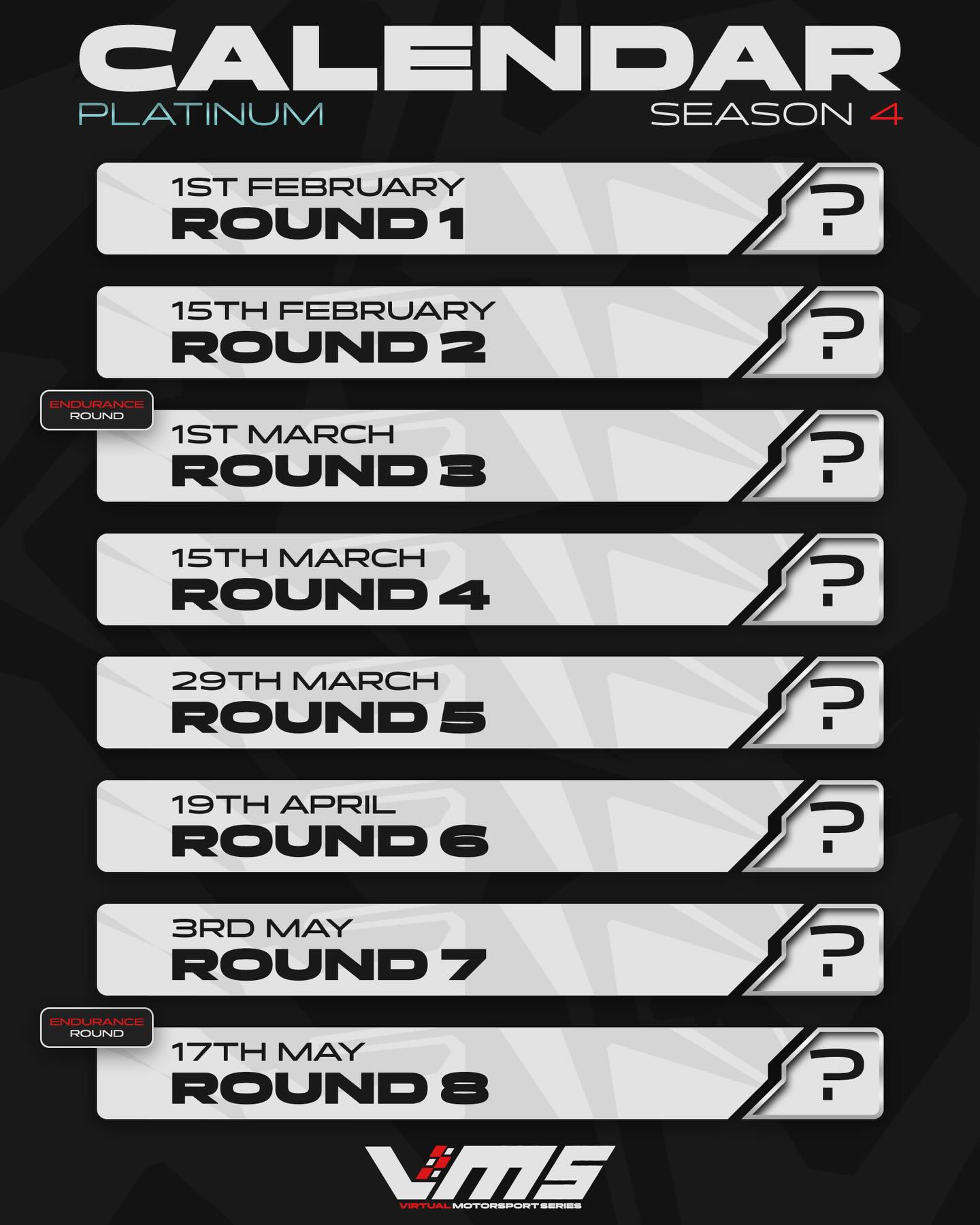 Our teaser calendar for the @plewstyres Racing Platinum split! Can you guess which tracks we will be heading to early next year? Comment below 👇