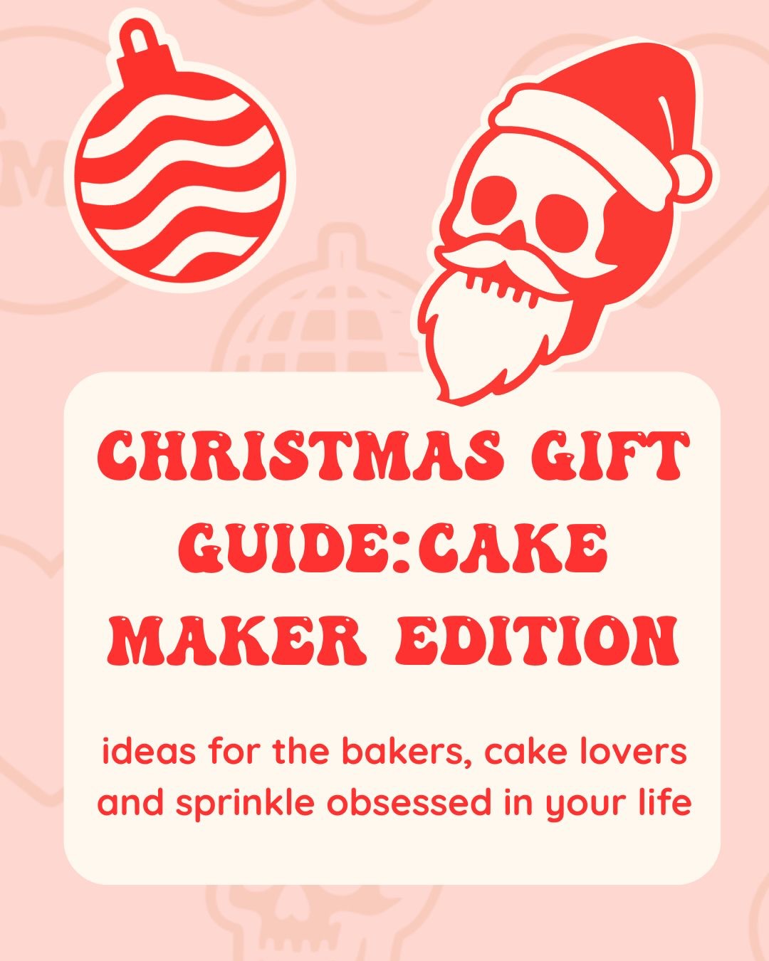It’s officially gift giving season, so I’ve made a guide for the bakers, cake lovers and sprinkle obsessed people in your life.
These are the things I actually use, own, love and would be happy to unwrap myself
All tried, tested and fully baker approved 💕
Swipe through for ideas and save this for later when you need a little Christmas inspo. 🎄💗