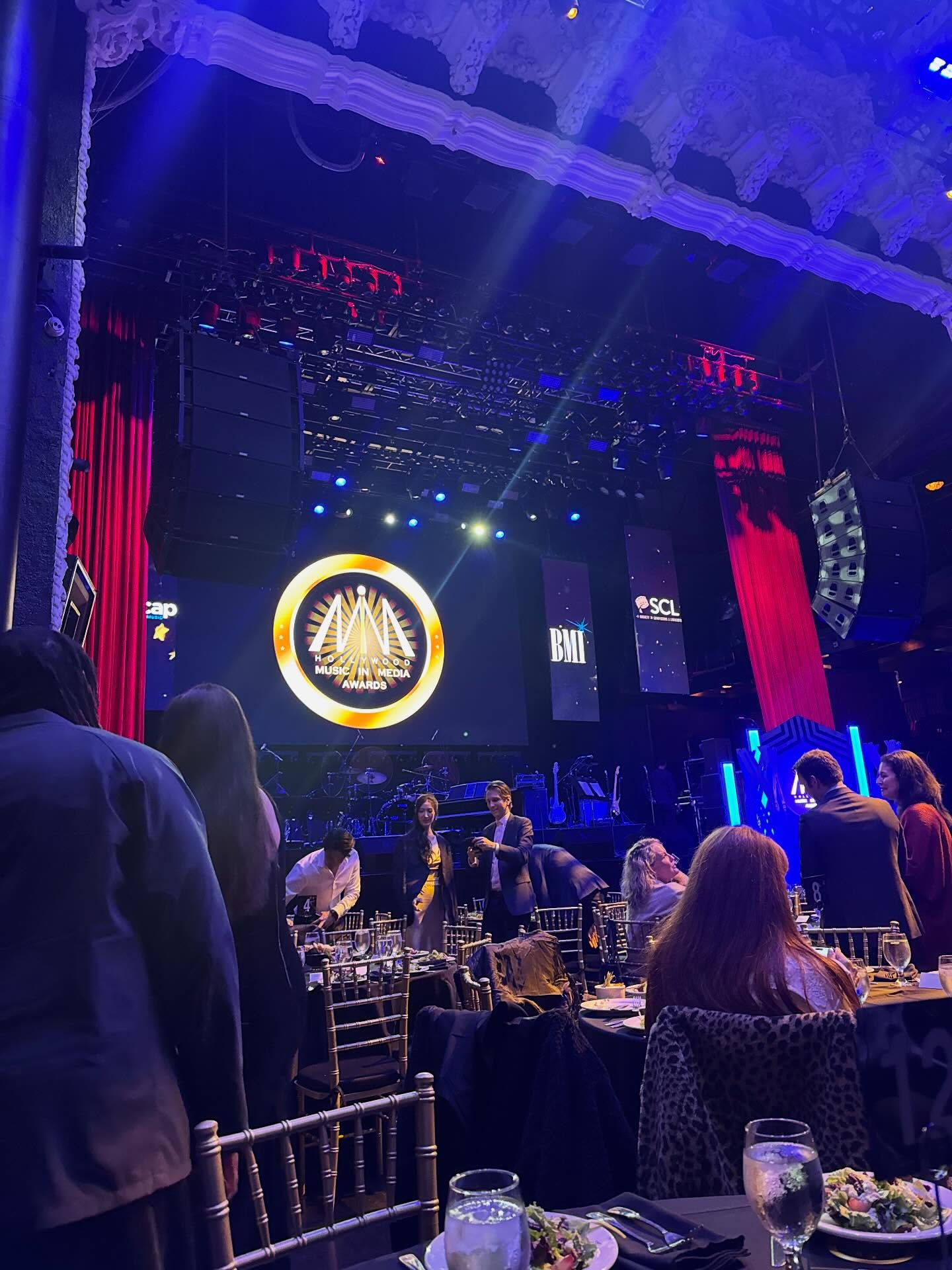 Beyond grateful to have been invited to the @hmmawards yesterday. It was amazing to meet many kind artists, composers and lyricists that were part of some of my favorite films/ shows. The inimitable @dianewarren was honored and boy, was it an honor to see a badass playing the keys. Thank you again, Val!