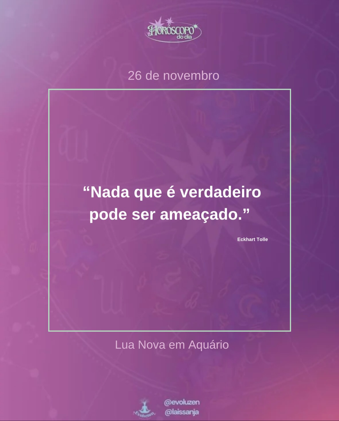 26 de Novembro ✨💫🌟