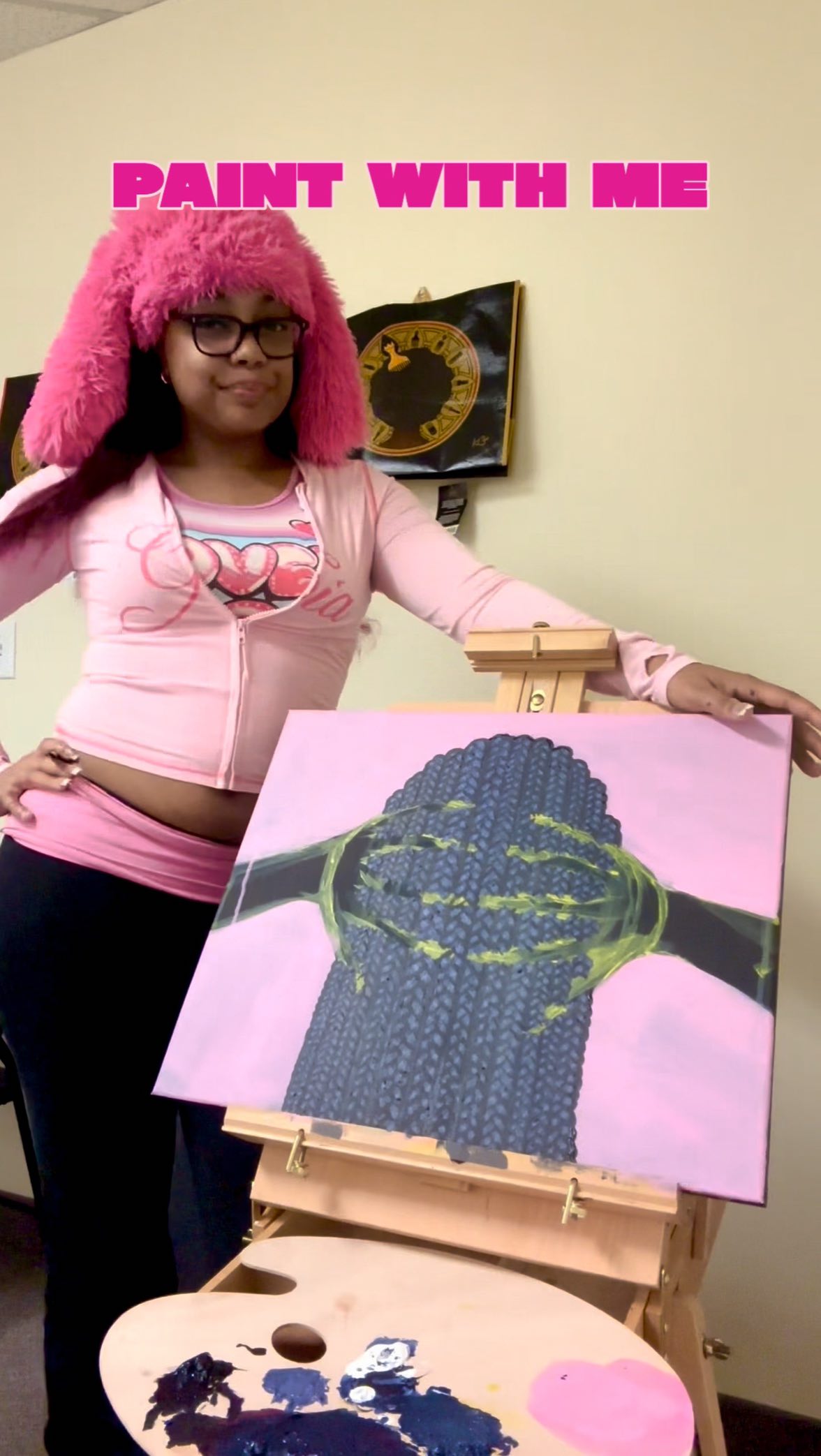 It’s me vs these braids
#PaintWithMe #BAOStudioResidency #BlackArtist #BlackGirlsIllustrate