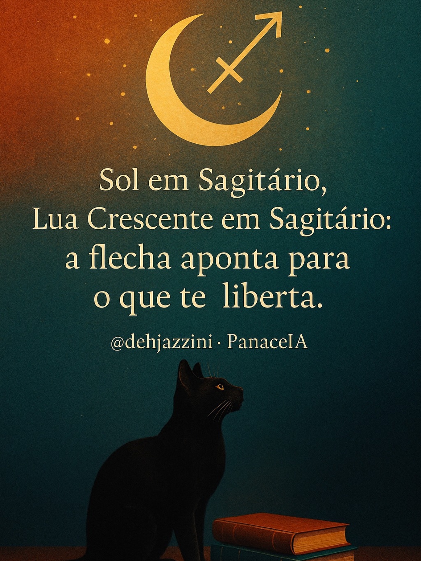 A temporada sagitariana abre um portal de expansão, coragem e direção.
Depois das profundezas escorpianas, onde encaramos nossas sombras, verdades e limites, Sagitário acende a flecha da consciência e nos convida a olhar para o horizonte com mais leveza e possibilidades.
O Sol entra em Sagitário às 22h37 trazendo fogo, fé e movimento.
É o momento em que a alma pede espaço, visão, estudo, aventura emocional e espiritual.
A Lua Crescente no mesmo signo ilumina o caminho com ação, impulso e clareza intuitiva.
Sagitário pergunta:
Qual é a verdade que liberta?
Qual é o próximo destino da sua alma?
Que parte de você está pronta para renascer com sentido?
É tempo de abrir caminhos, traçar novas rotas, desapegar do medo e caminhar com autenticidade.
Sagitário abre janelas internas que estavam trancadas.
Traz inspiração e a lembrança de que a vida é maior do que a dor, maior do que o passado, maior do que as limitações que colocamos em nós.
Que esta temporada te traga visão, coragem e direção. E que a sua flecha interior encontre o alvo que nutre a sua alma. #temporadasagitariana #luanova #consultasonline