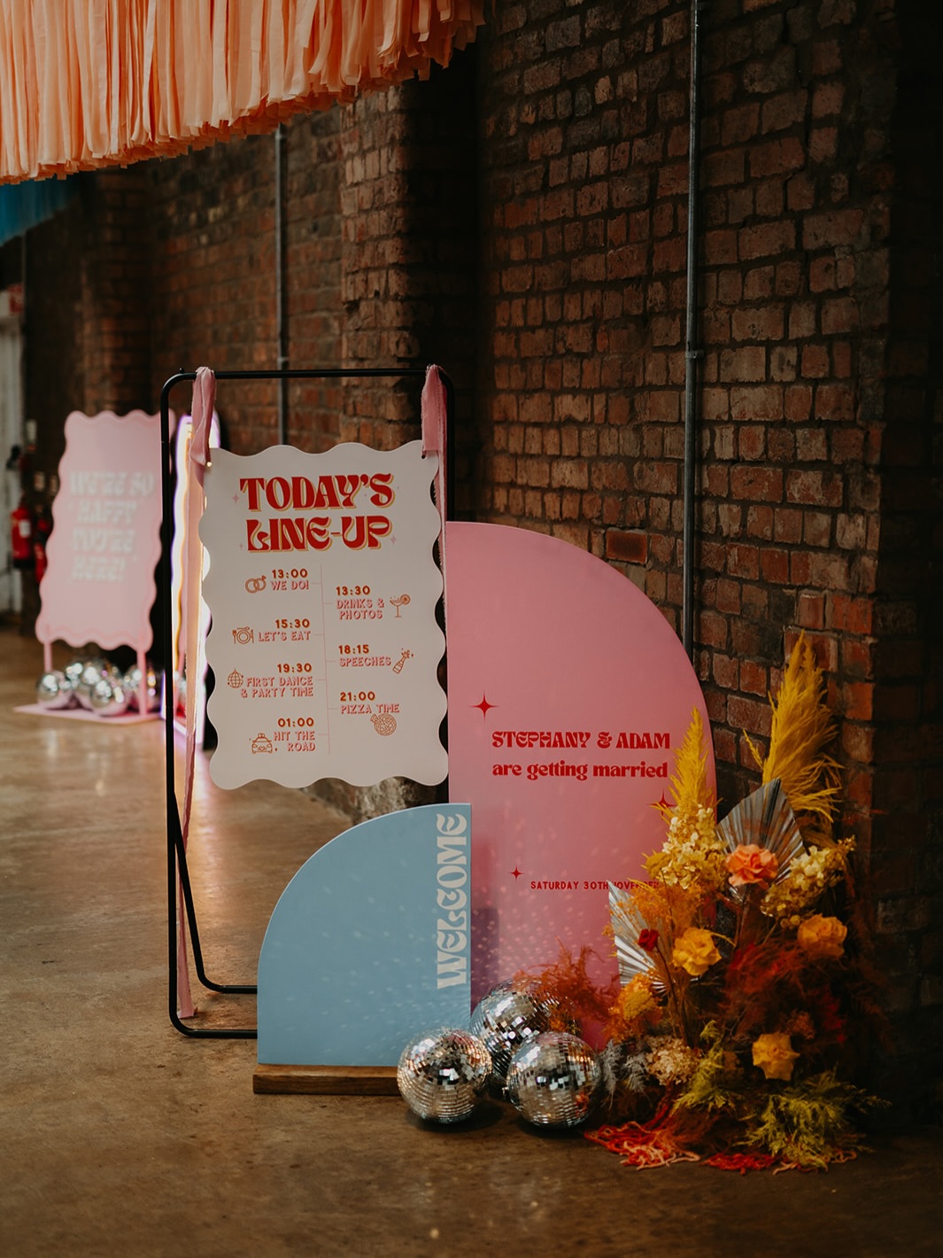 Hard to believe Steph & Adam’s incredible wedding celebration was almost a year ago. It’s still one of my standout projects—Steph made the whole process a joy and this project let me go all-in on colour and creativity.
Beautifully brought together by Amelia at @amw.events and shot with effortless cool by @markhortonphotos.
Stylist & On the day Coordinator @amw.events
Venue @digbethweddings
Photographer @markhortonphotos
Videographer @thecostasisters
Florist @carrienewnamscottfloraldesign
Streamers @streamadelica_uk
Stationery @peachwolfe
DJ @theweddingcrasherdjs
Celebrant @kickassgatherings
Linens @theknottednapkinco
Caterer @bakedinbrick
Festoon Lighting @marklewproductions
Table and Chairs @chairmanhireuk
Photobooth @the_luxbooth
Ceremony Guitarist @mikeyrainsford
Band @blackbirdweddingsuk
Table hireware @theluxecollectionuk & @vintagegoldchina
Bibs @daydreamer_creative_studio 2nd Shooter @tomxpreece.photos
Couple @swteph @adam_msmith
Planner @amw.events
OTD Assistant @melissa_amwevents
Dress @christienicole_bridal
Shoes @stevemaddenuk @drmartensofficial
Hair @yasminfadhelhair
MUA @heavenly_beauty_by_kelly
Suit @mossbros
#coolwedding #nontraditionalwedding #altwedding #weddinginspo #weddinginspiration #colourfulwedding #colorfulwedding #vegaswedding #weddingstationery #weddinginvitations #weddingsignage