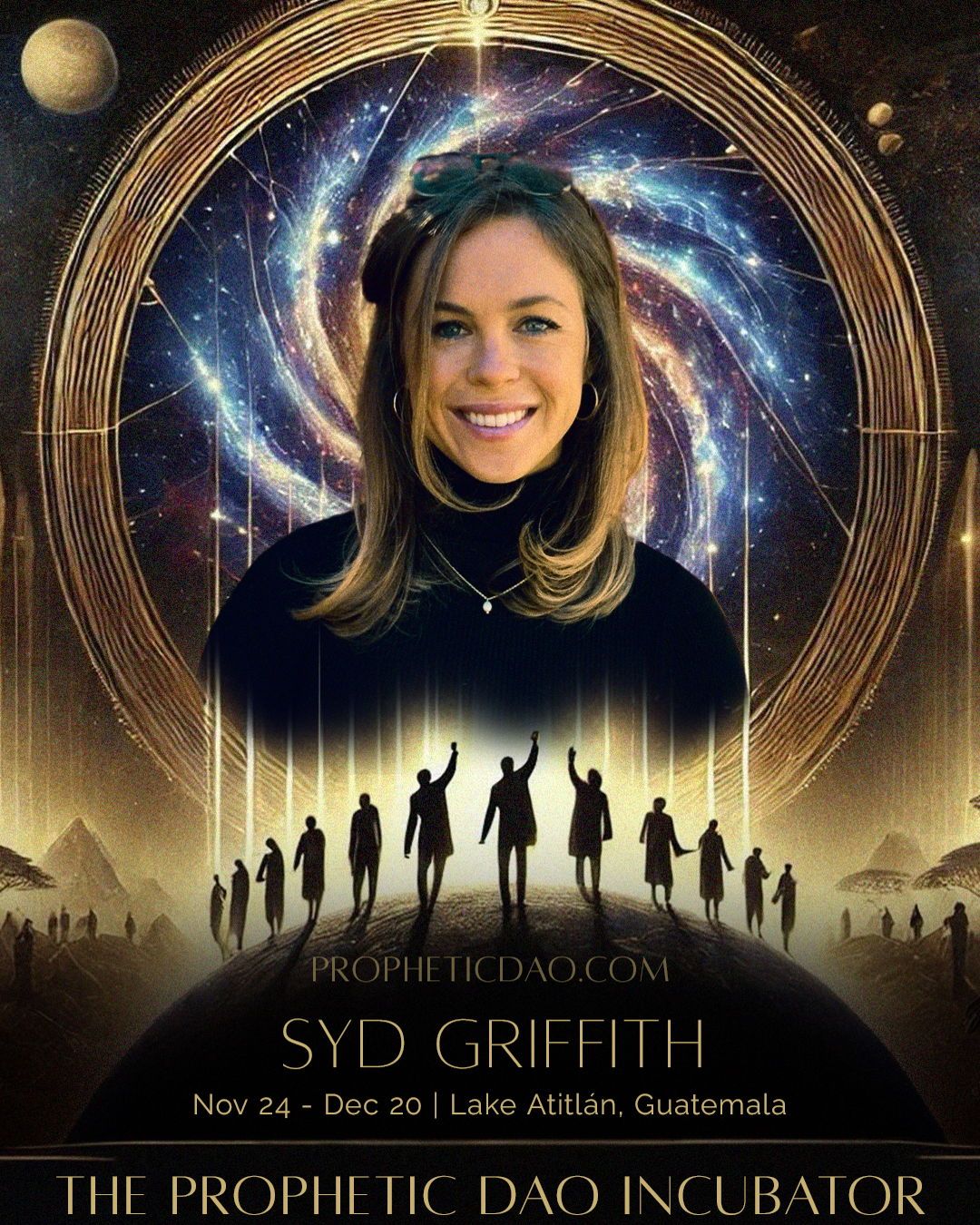 🌱✨ Syd Griffith — Joyful systems thinker, regenerative visionary, and radiant sister in the movement 🌍💫
Founder of Permayours, Kinship Earth, and the iconic Planetary Party, Syd weaves ecology, creativity, and community celebration into a unified practice of planetary regeneration.
During The Gathering and the Starseed Cities of Light, Syd brings her deep experience in land projects, flow-funding models, and community activation — shaping new architectures of trust, reciprocity, and collective renewal.
As a long-time pillar in the regen movement, her presence infuses joy, coherence, and visionary action into every space she enters 🌿🔥
👉 Learn more: @sydgriffith
#SydGriffith #Permayours #KinshipEarth #PlanetaryParty #PropheticDAO #TheGatheringGuatemala #StarseedCities #DAOCommunity #RegenerativeCulture #SystemsThinking #PlanetaryRegeneration