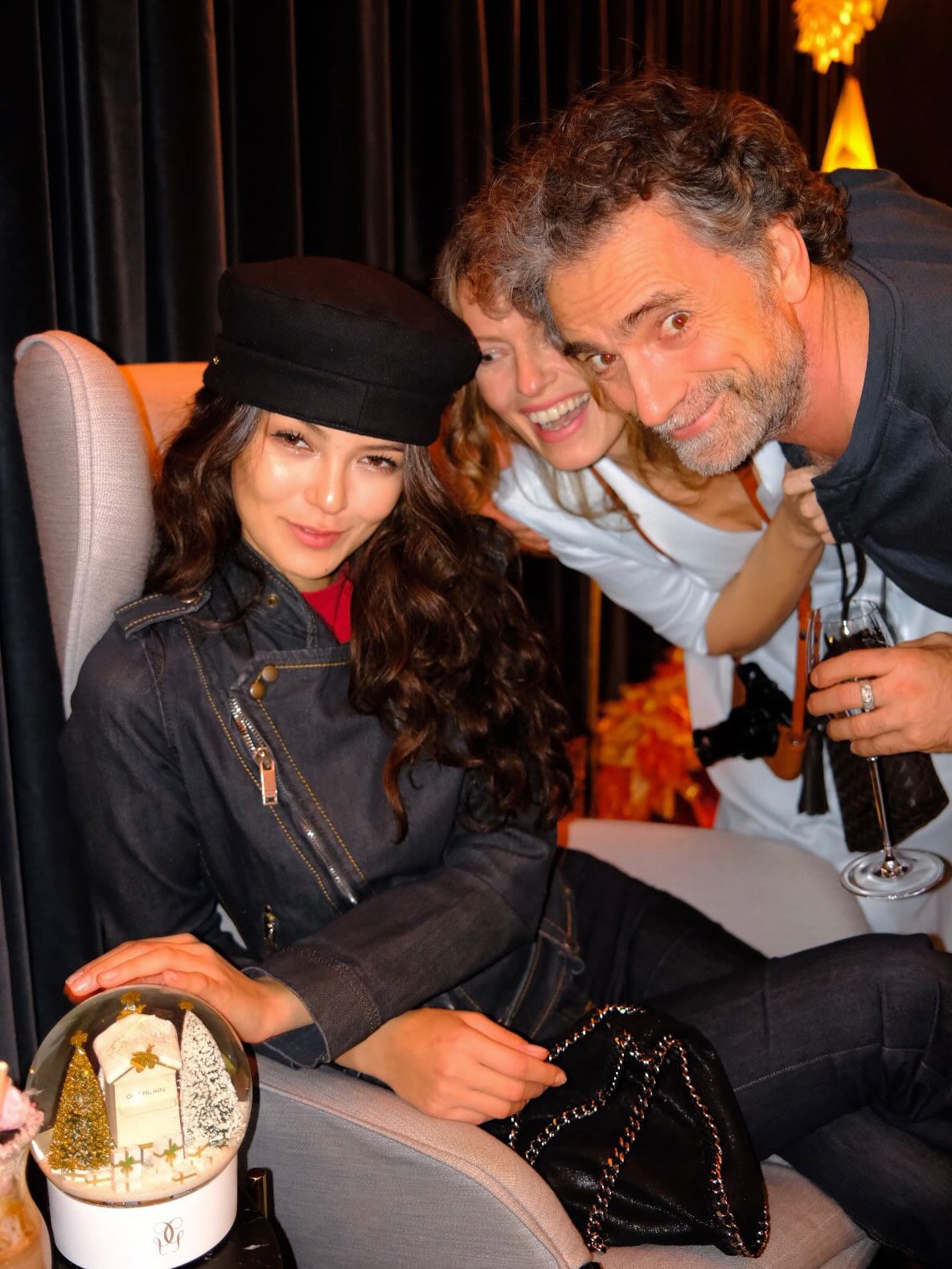 Family date at @guerlain