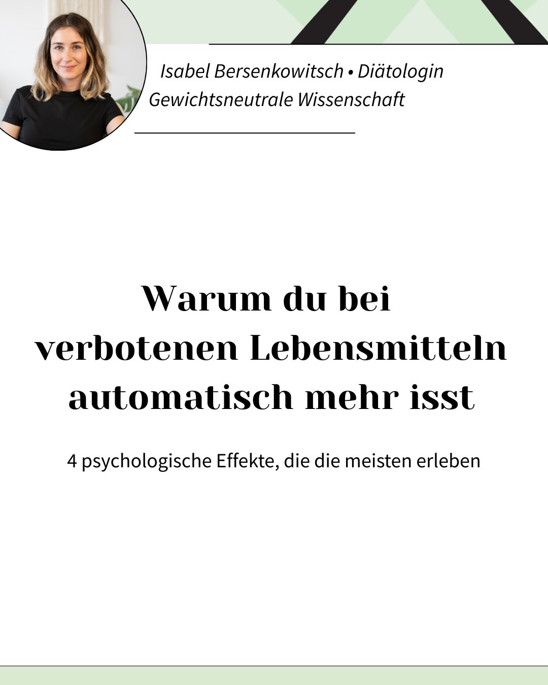 Wenn du Angst hast, Regeln und Verbote loszulassen, weil du denkst im Kontrollverlust zu versinken, ist mein 0€ Webinar genau für dich!
Info und Anmeldung in Bio
#heißhunger #bingeeating #psychologie